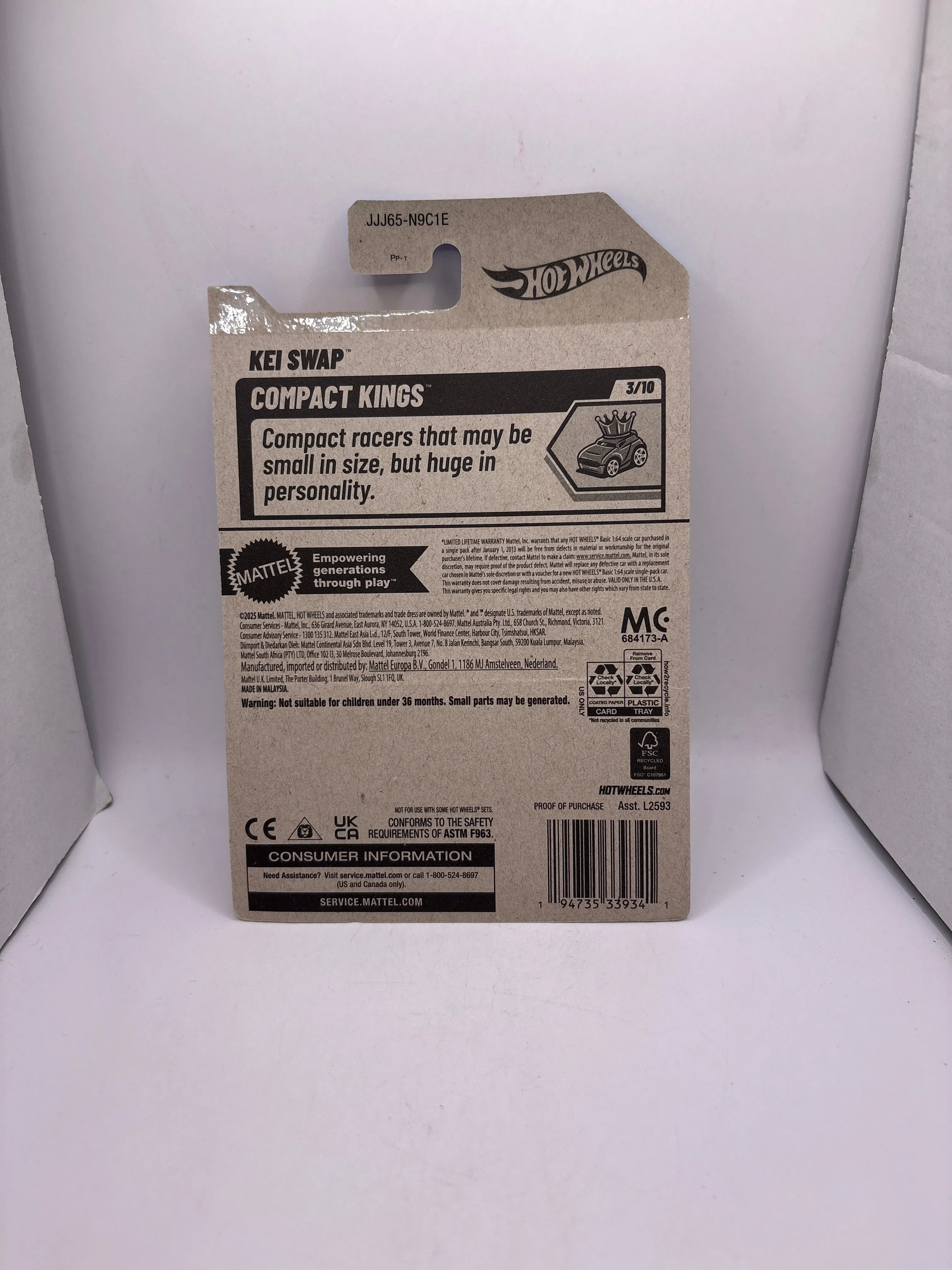 Hot Wheels Kei Swap Diecast white