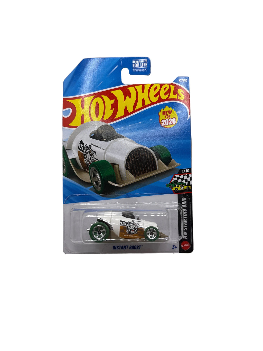 Hot Wheels Instant Boost Diecast white