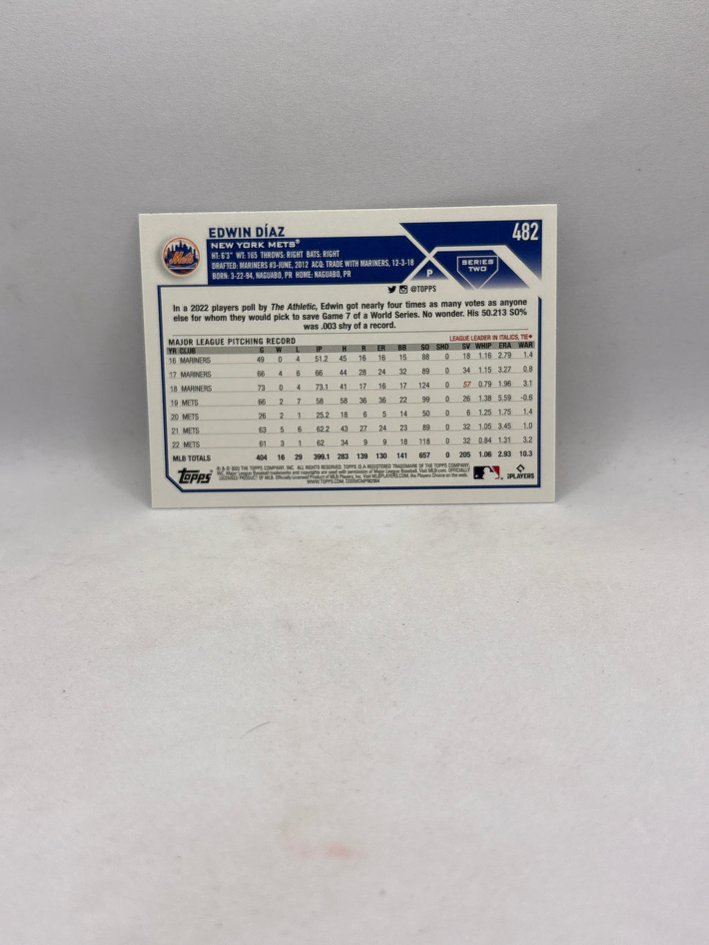 Topps Edwin Diaz