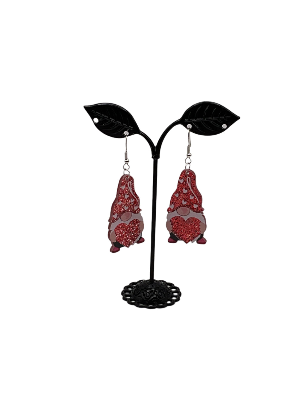 Valentine Gnome earrings