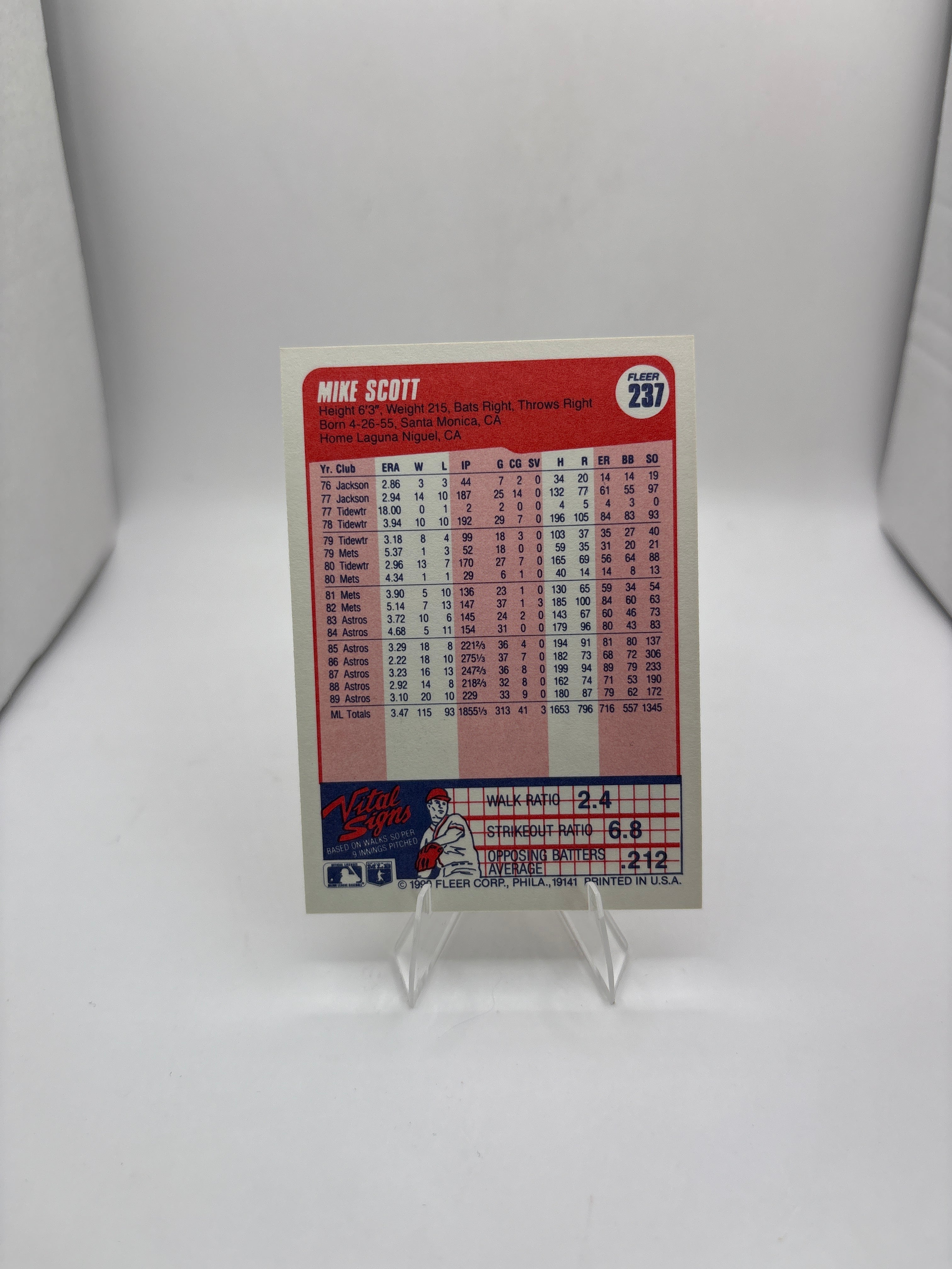 Fleer Mike Scott