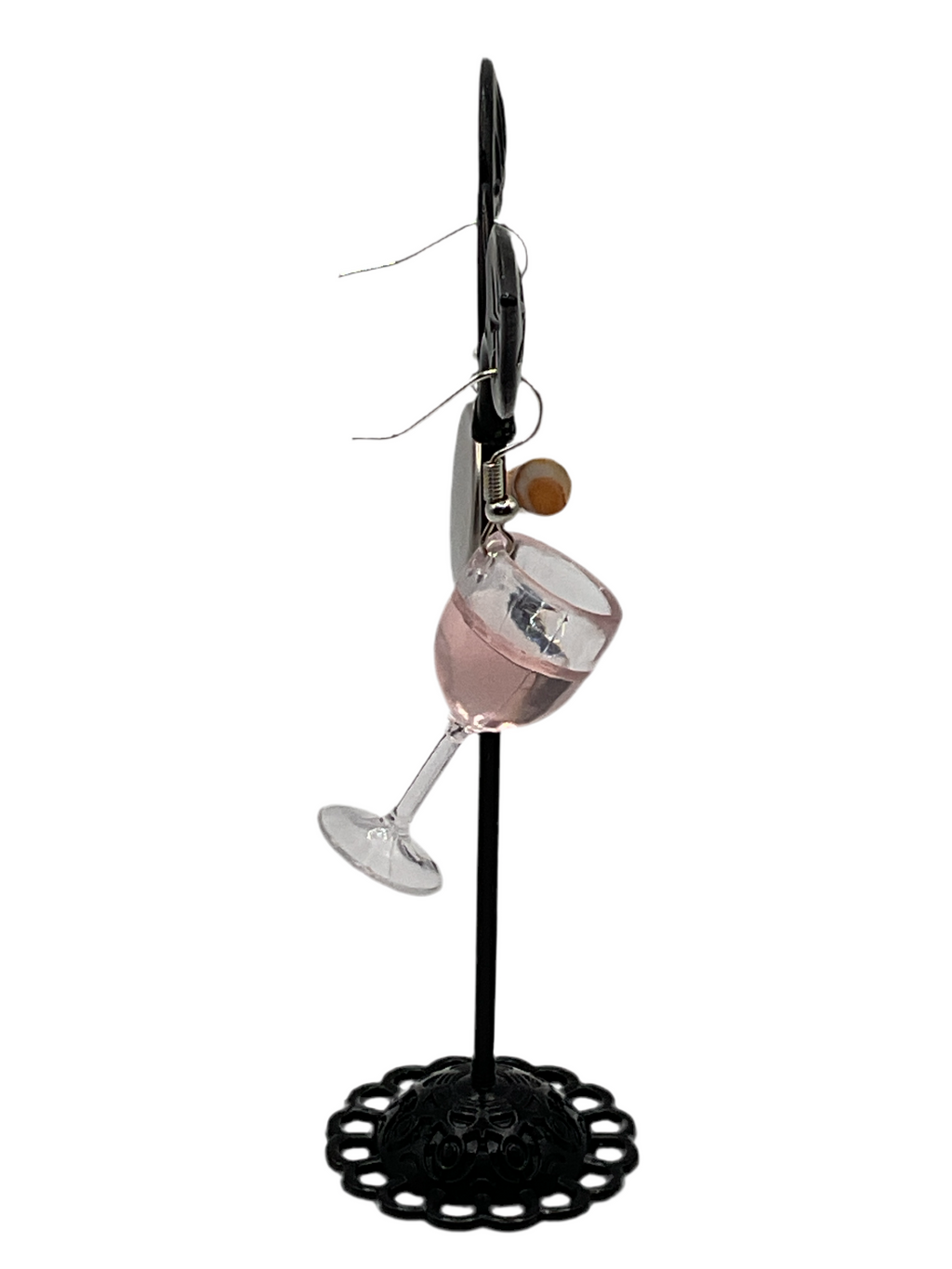 Cigarette and Wine Earrings 1
