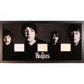 The Beatles Band Autographed Cut Music Display 15 by 30 Framed Piece - JSA , BAS , Caiazzo