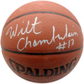 Wilt Chamberlain Autographed NBA Basketball - JSA Letter