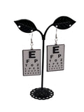 Eye Chart Earrings
