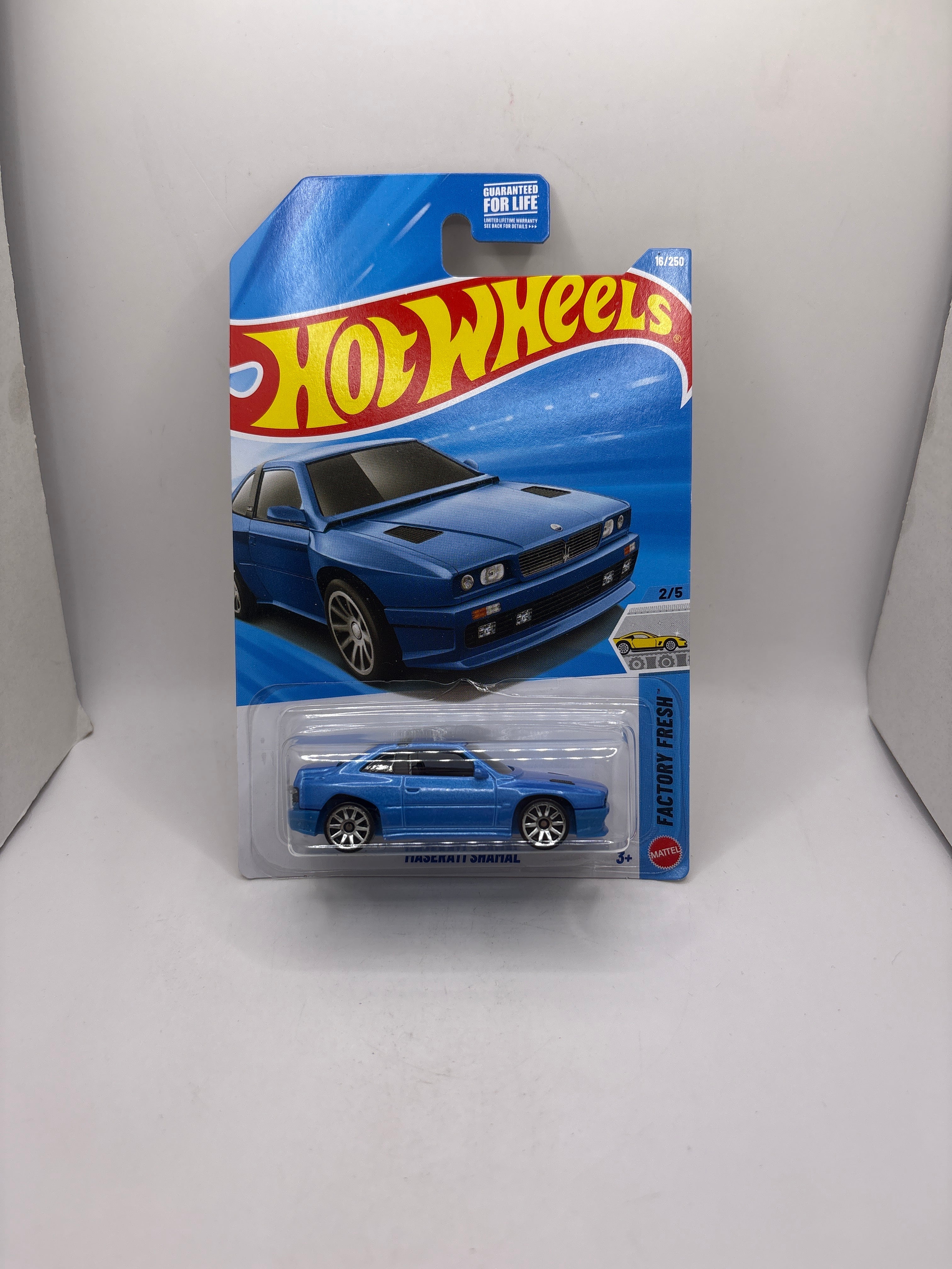 Hot Wheels Maserati Shamal Diecast blue