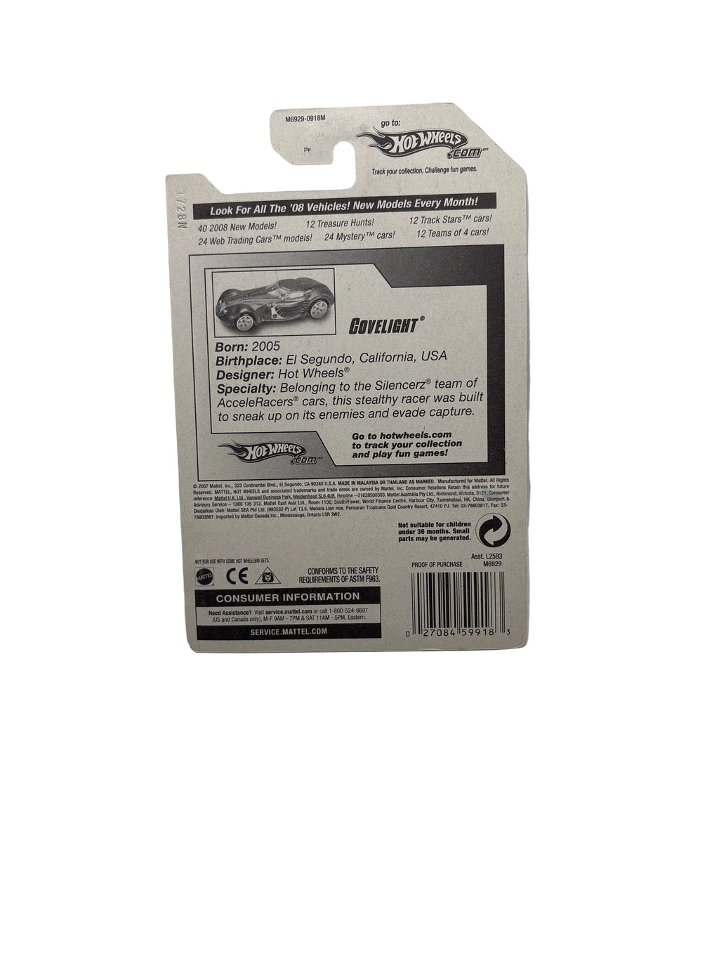 Hot Wheels Covelight Diecast gray