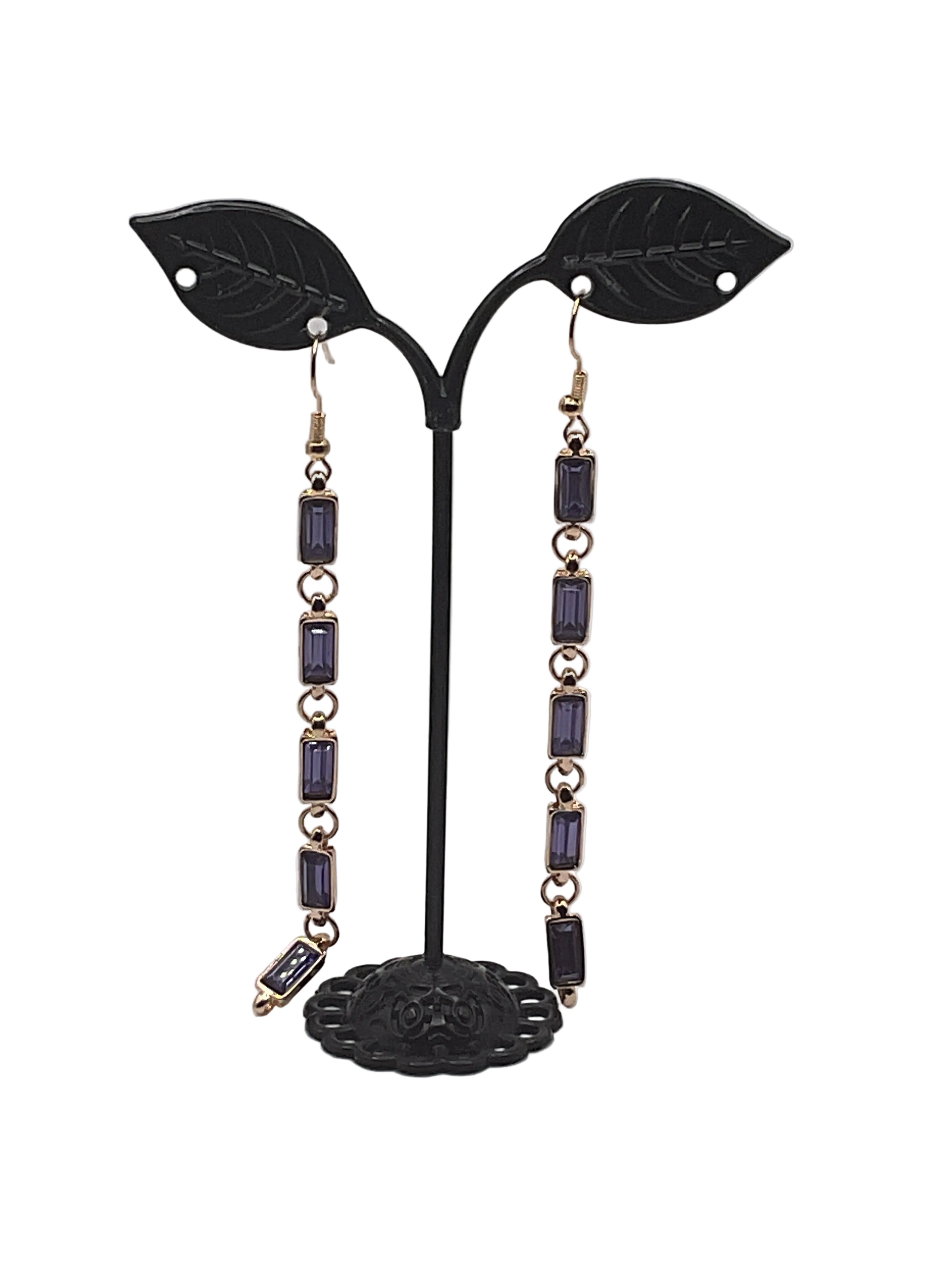 Stacked Gemstone Earrings
