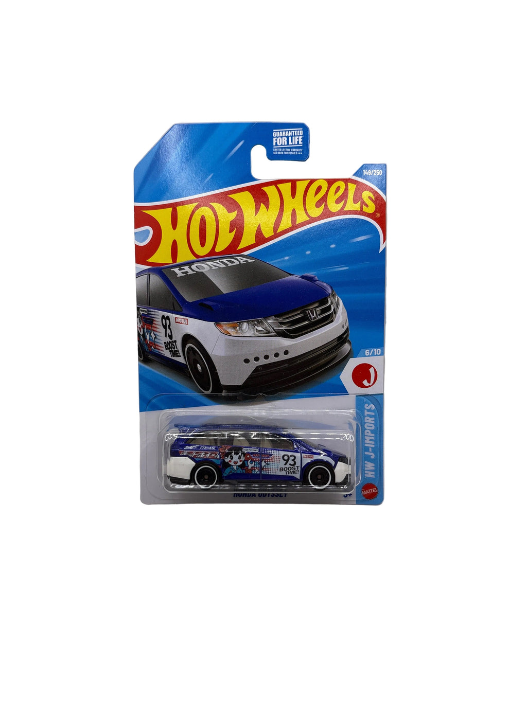 Hot Wheels Honda Odyssey Diecast blue
