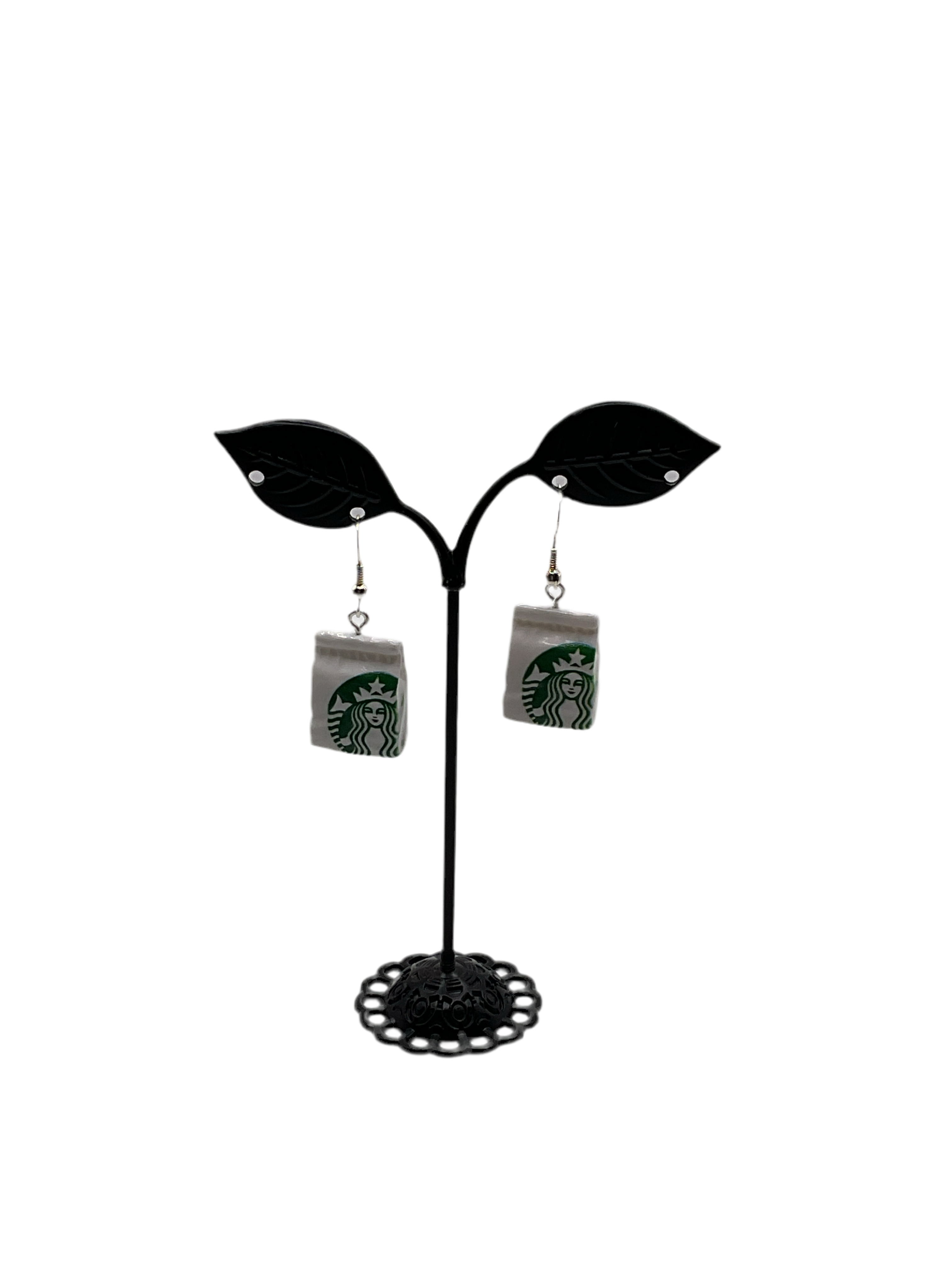 Coffee Bag Earrings