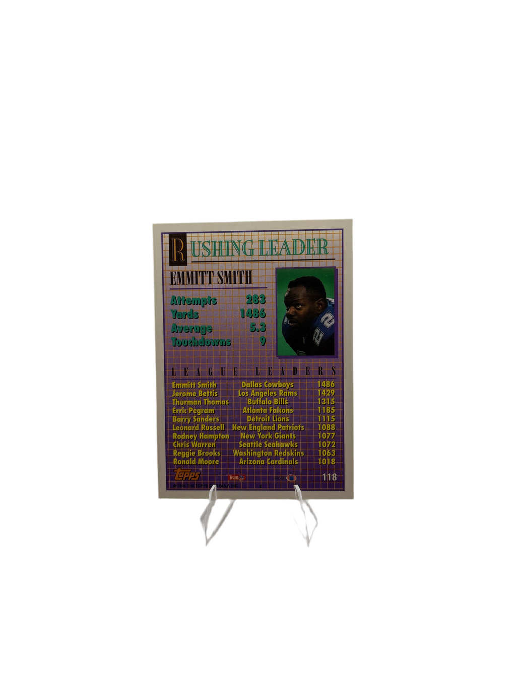 Topps Emmitt Smith