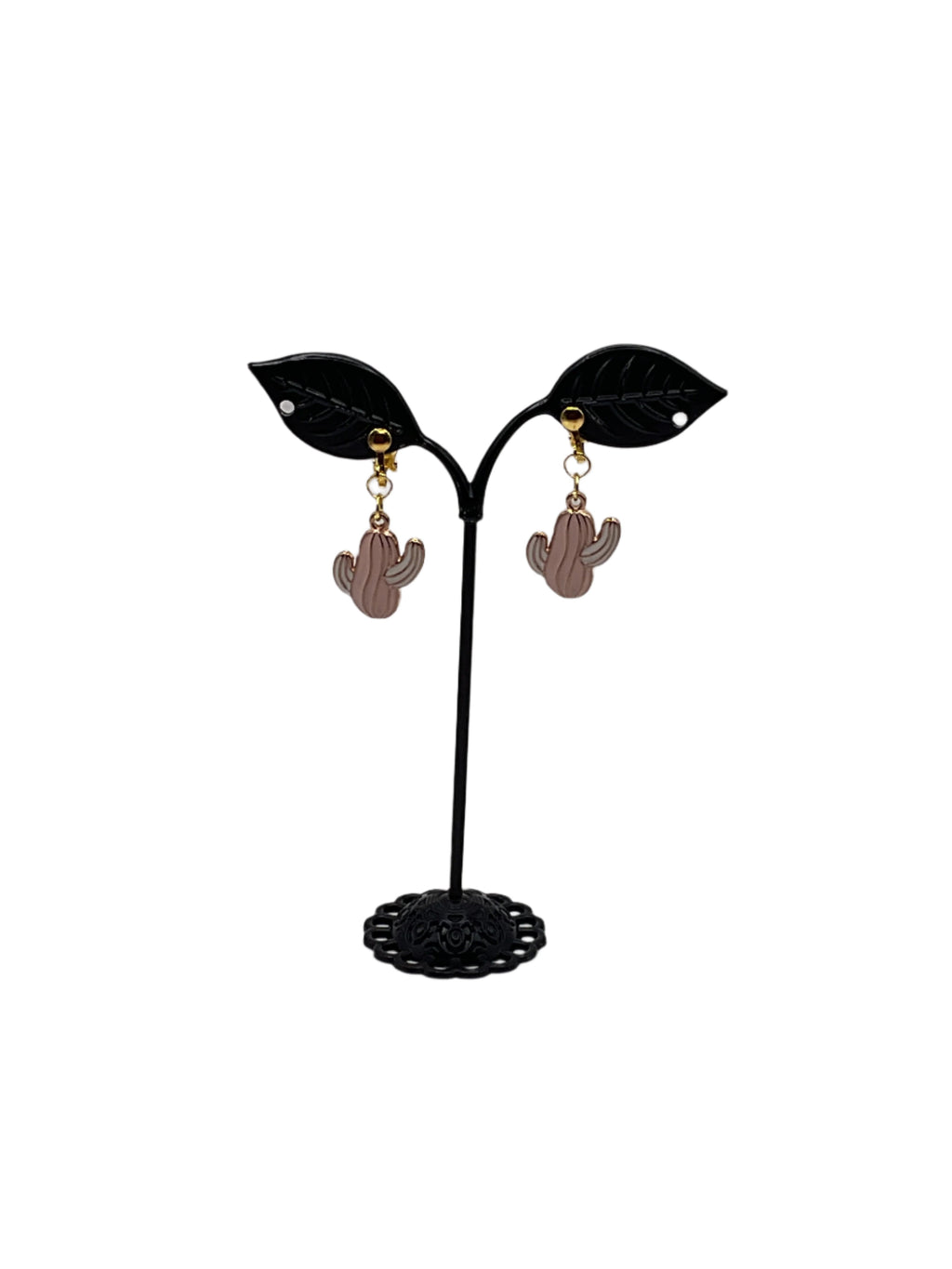 Pink Cactus earrings