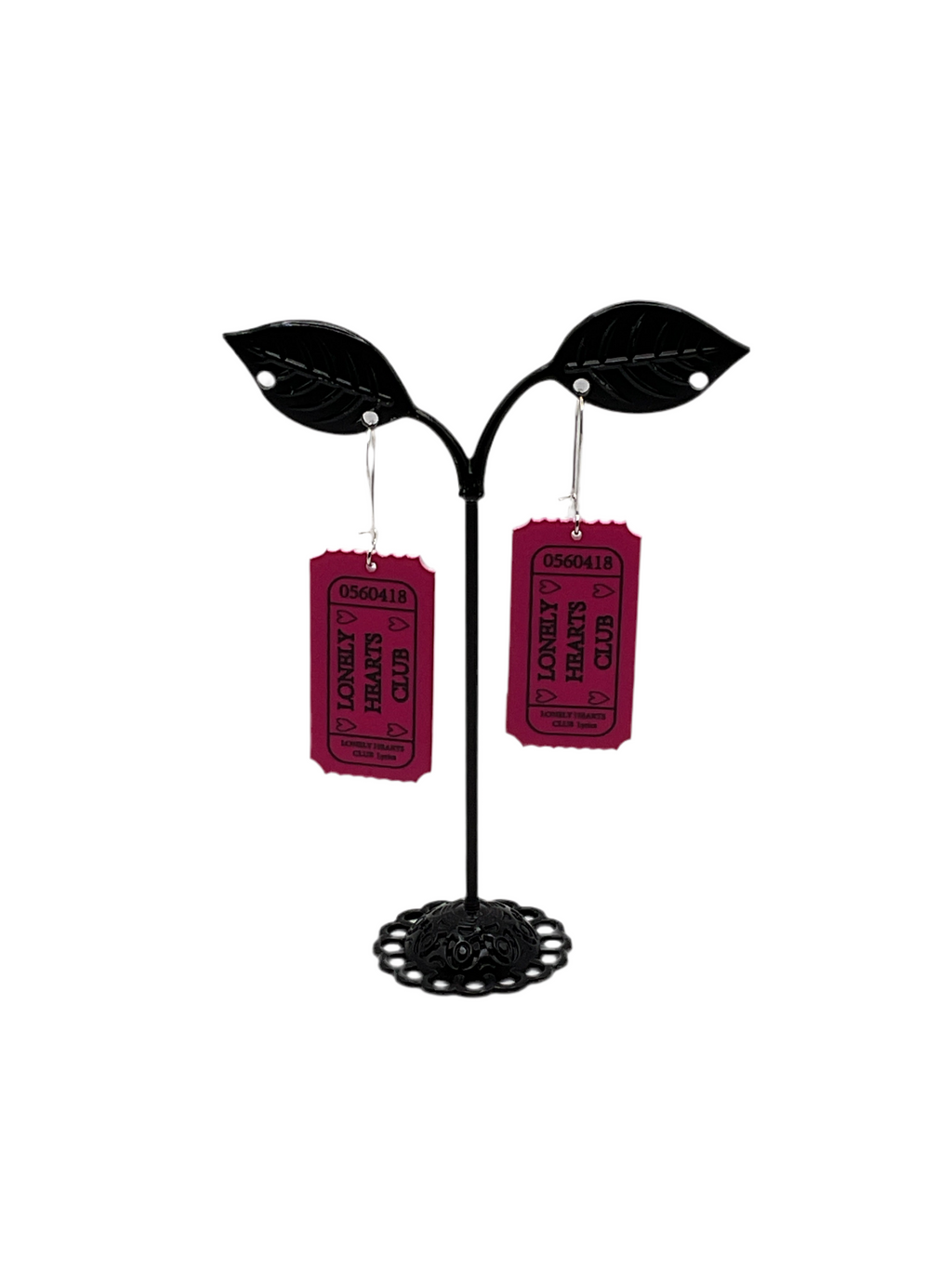 Ticket Earrings