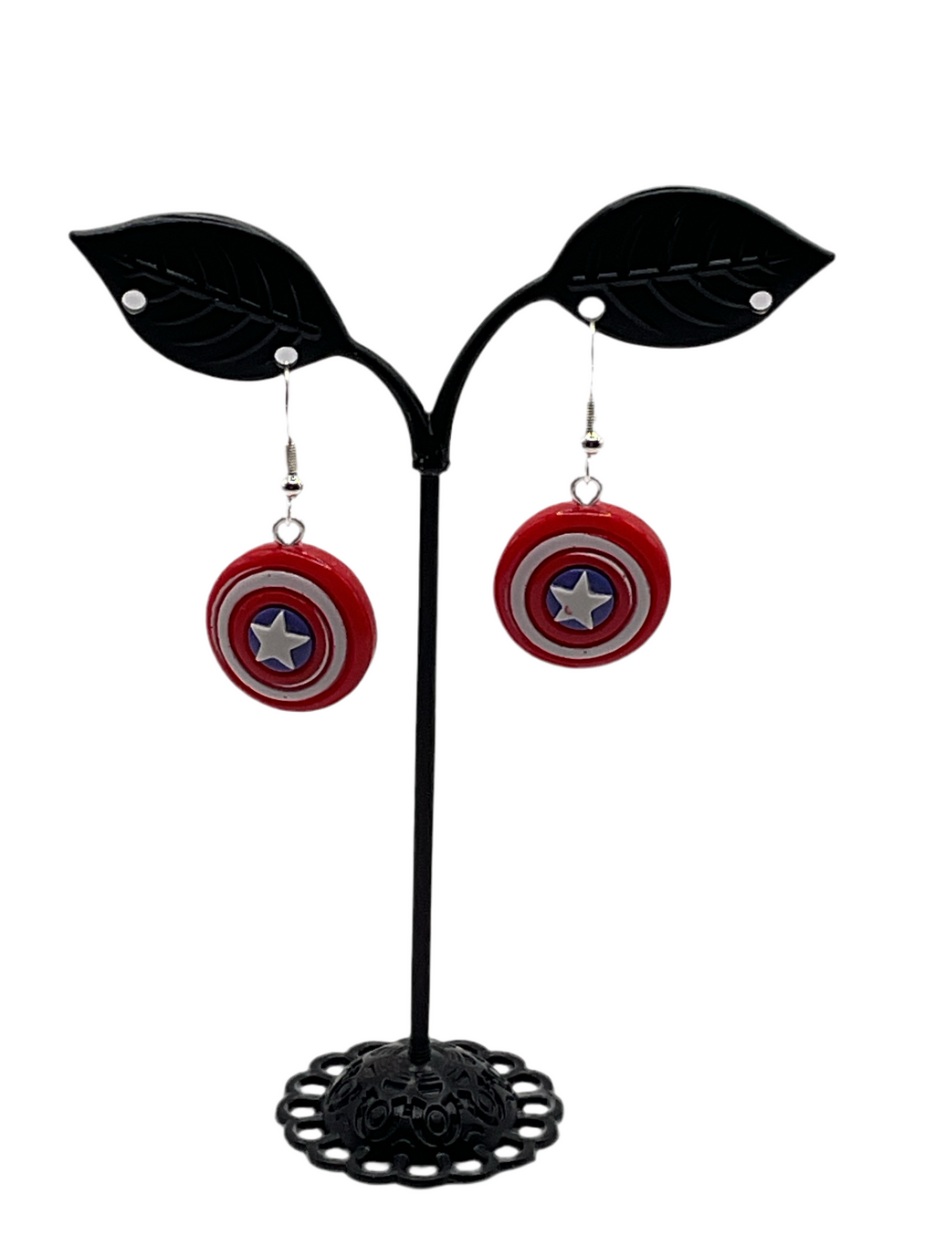 America Shield Earrings