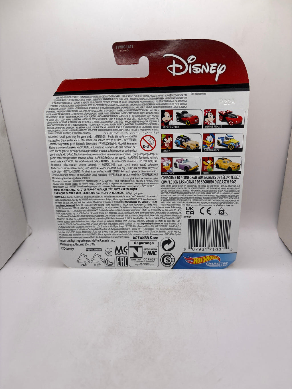 Hot Wheels Daisy Duck Diecast