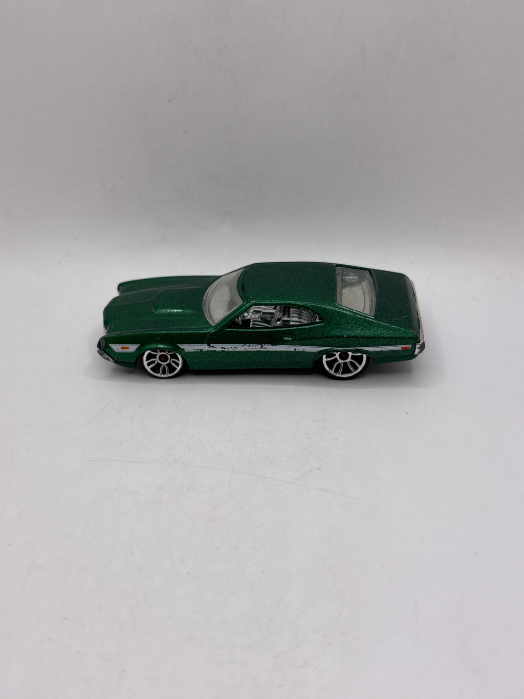 Hot Wheels 72 Ford Gran Torino Sport Diecast green