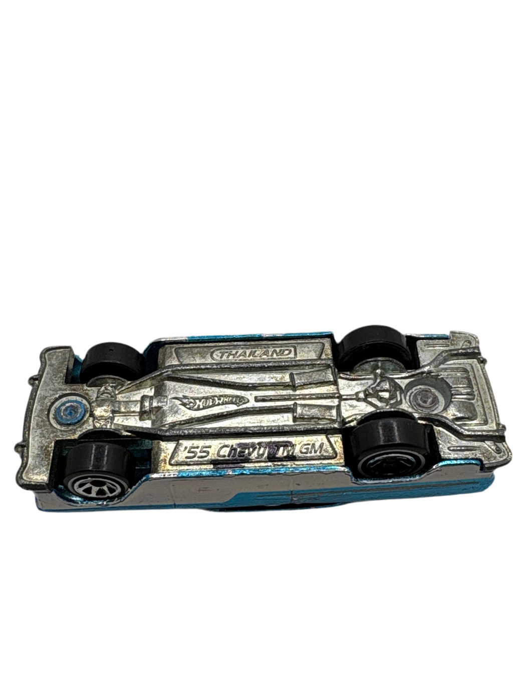 Hot Wheels 55 Chevy Diecast blue