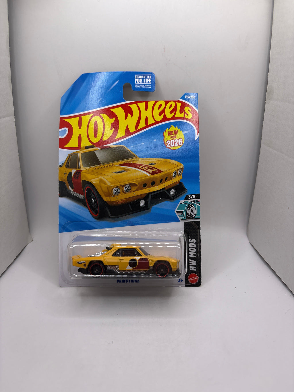 Hot Wheels Vairstrike Diecast yellow