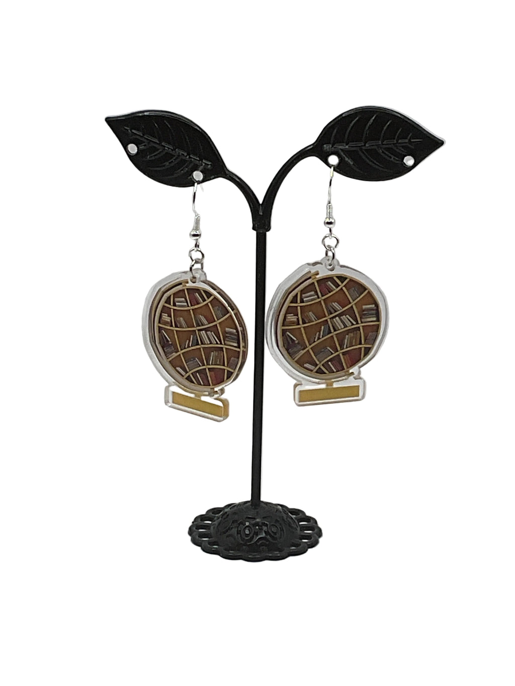 Bookshelf Earrings