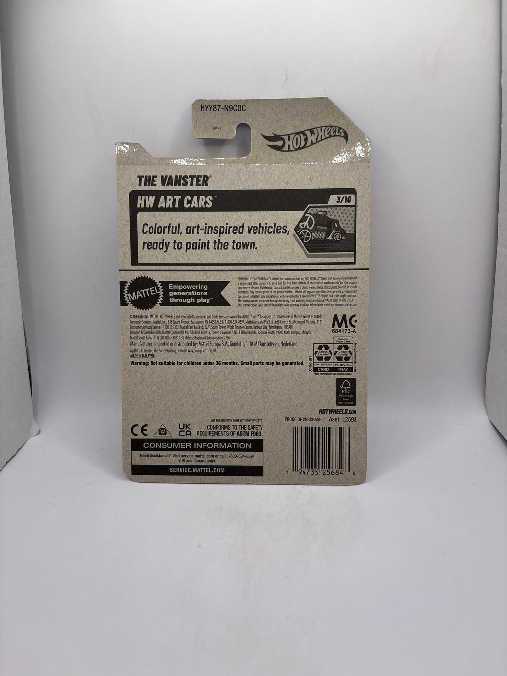 Hot Wheels The Vanster Diecast