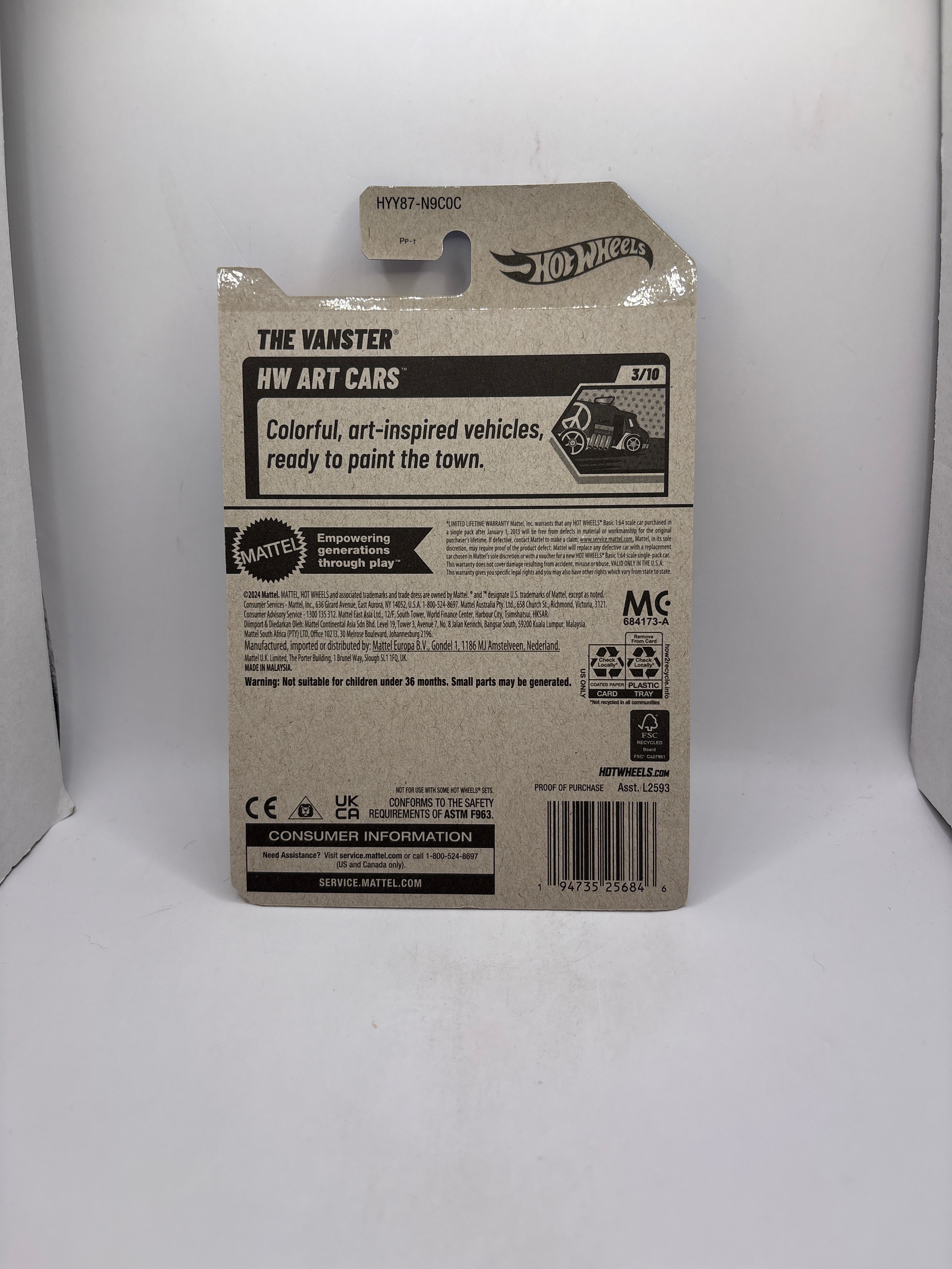Hot Wheels The Vanster Diecast