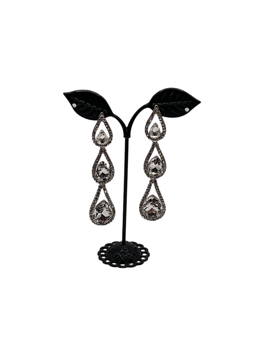 Shiny crystal earrings 2