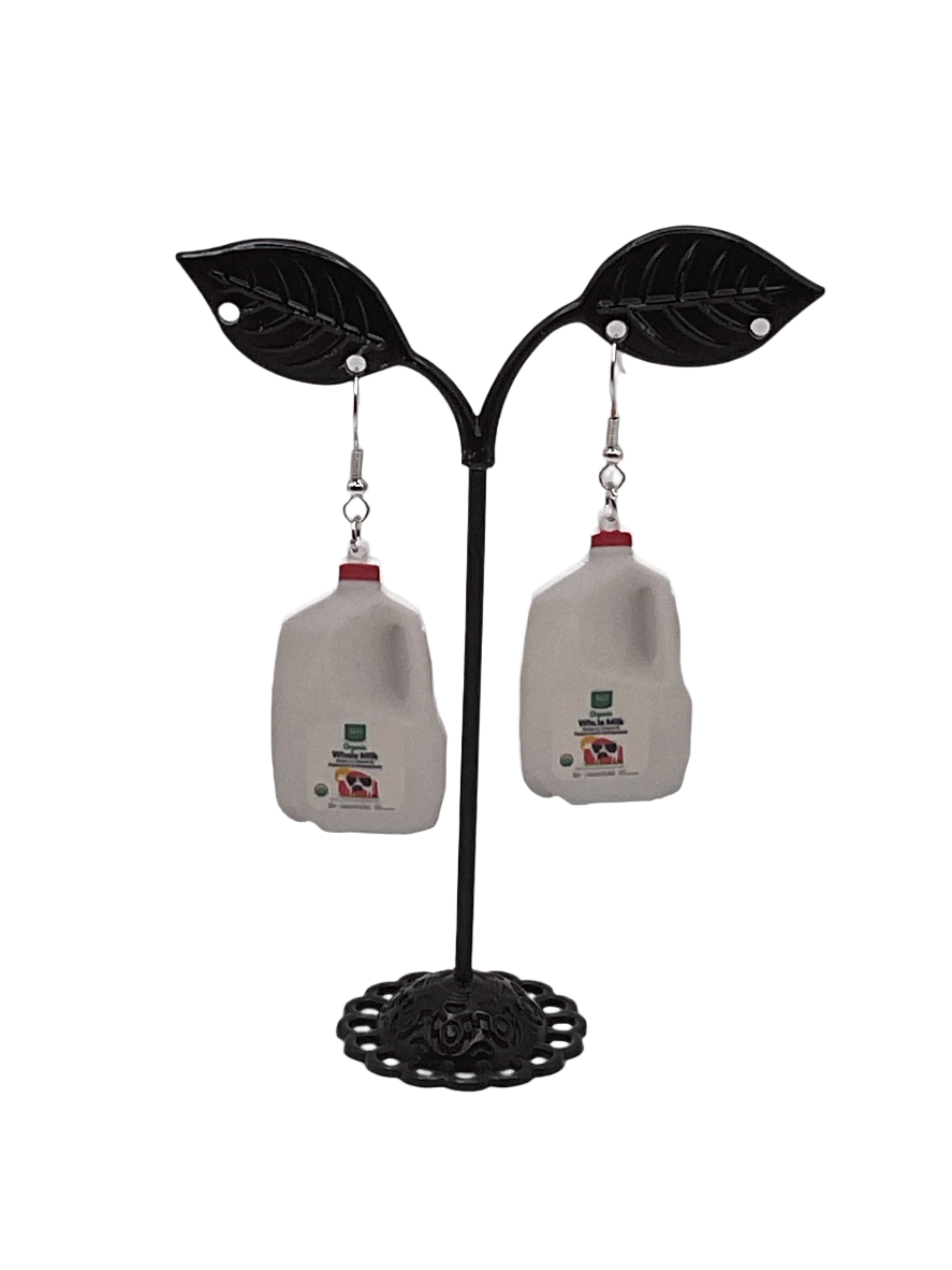 Milk earrings