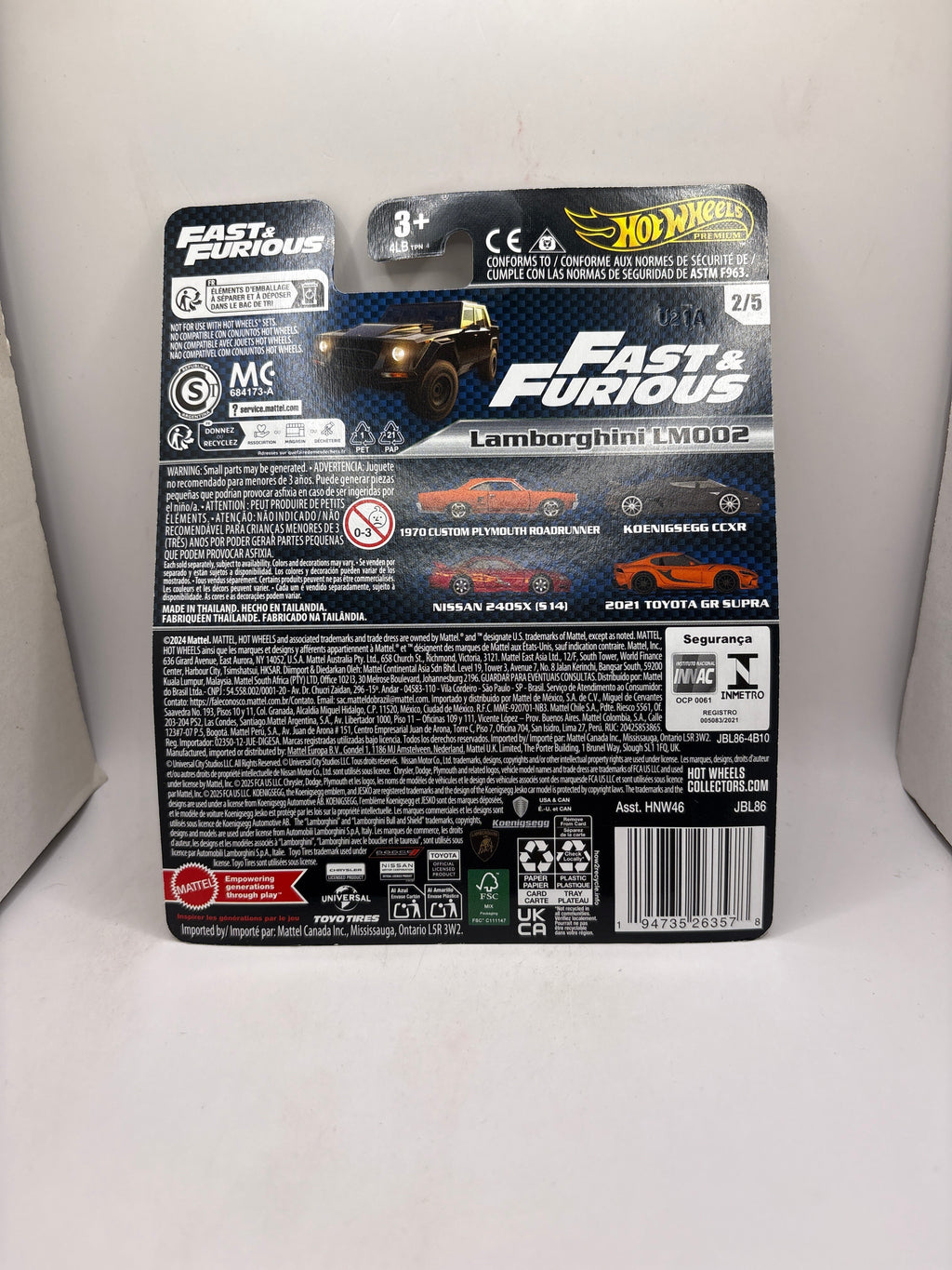 Hot Wheels Lamborghini LM002 Diecast