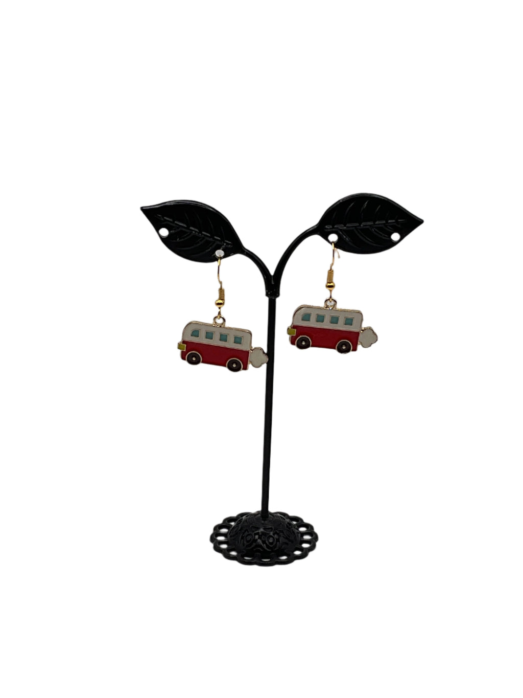 Red Van Earrings
