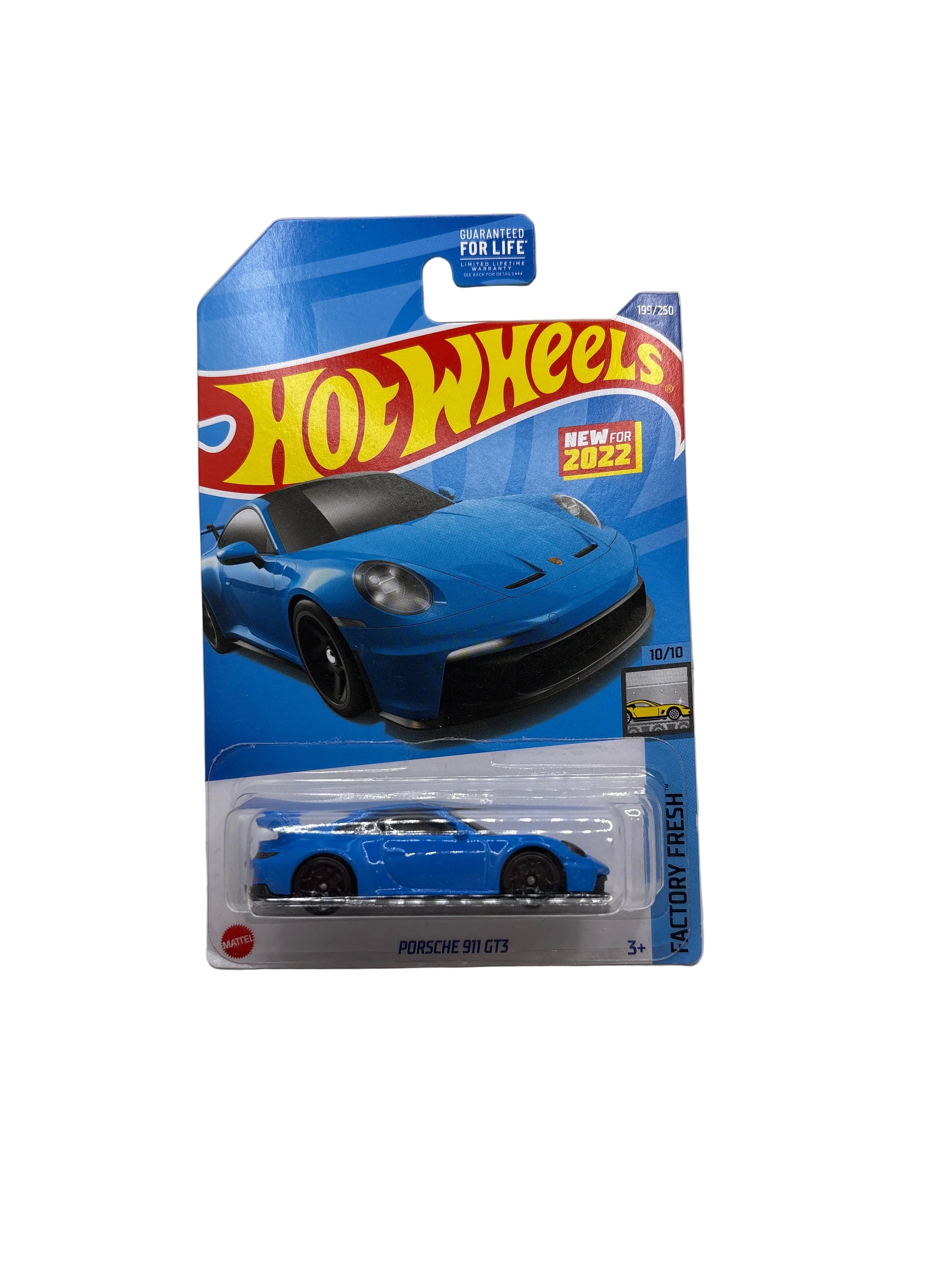 Hot Wheels Porsche 911 GT3 Diecast blue