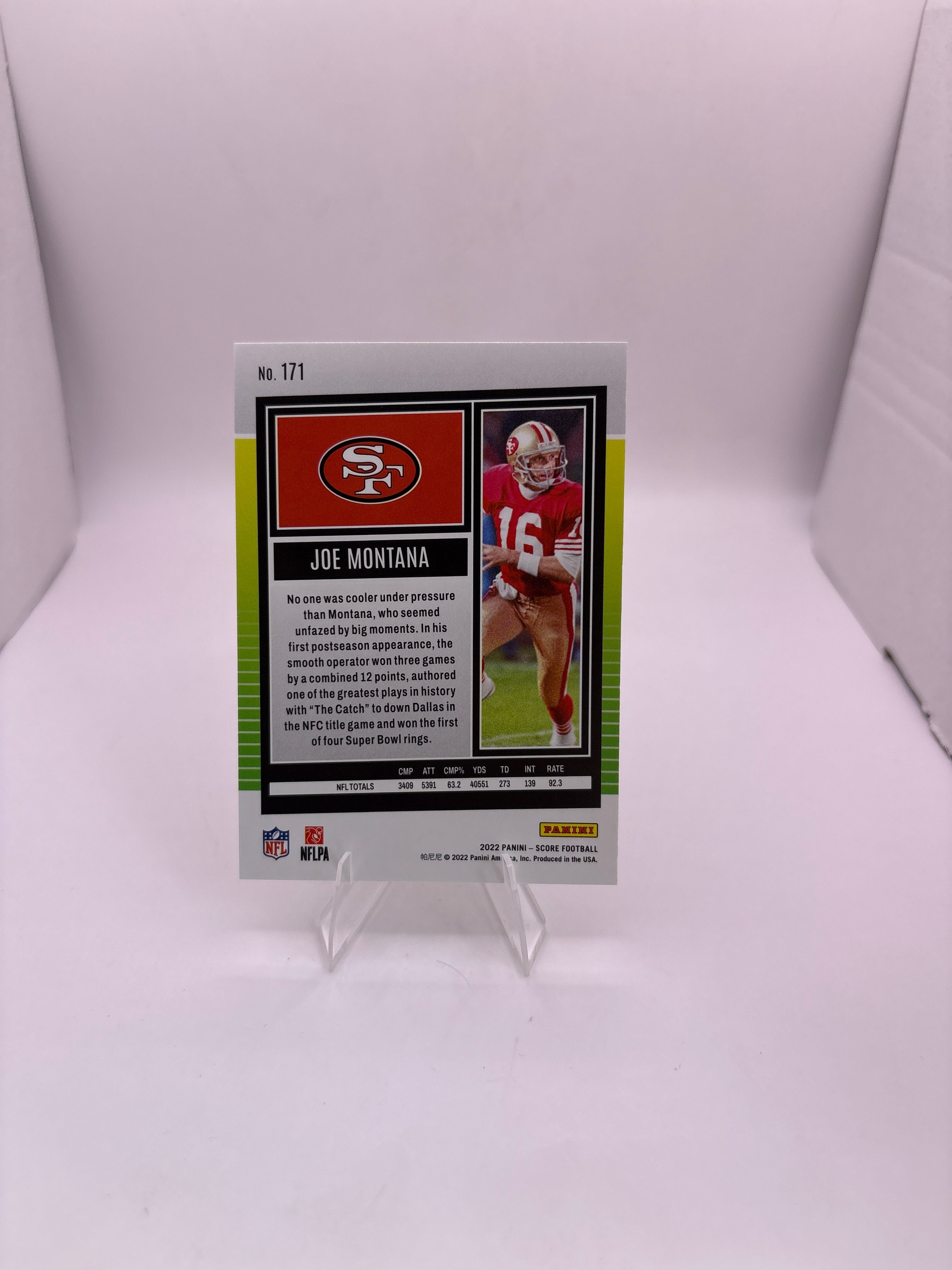 Score Joe Montana