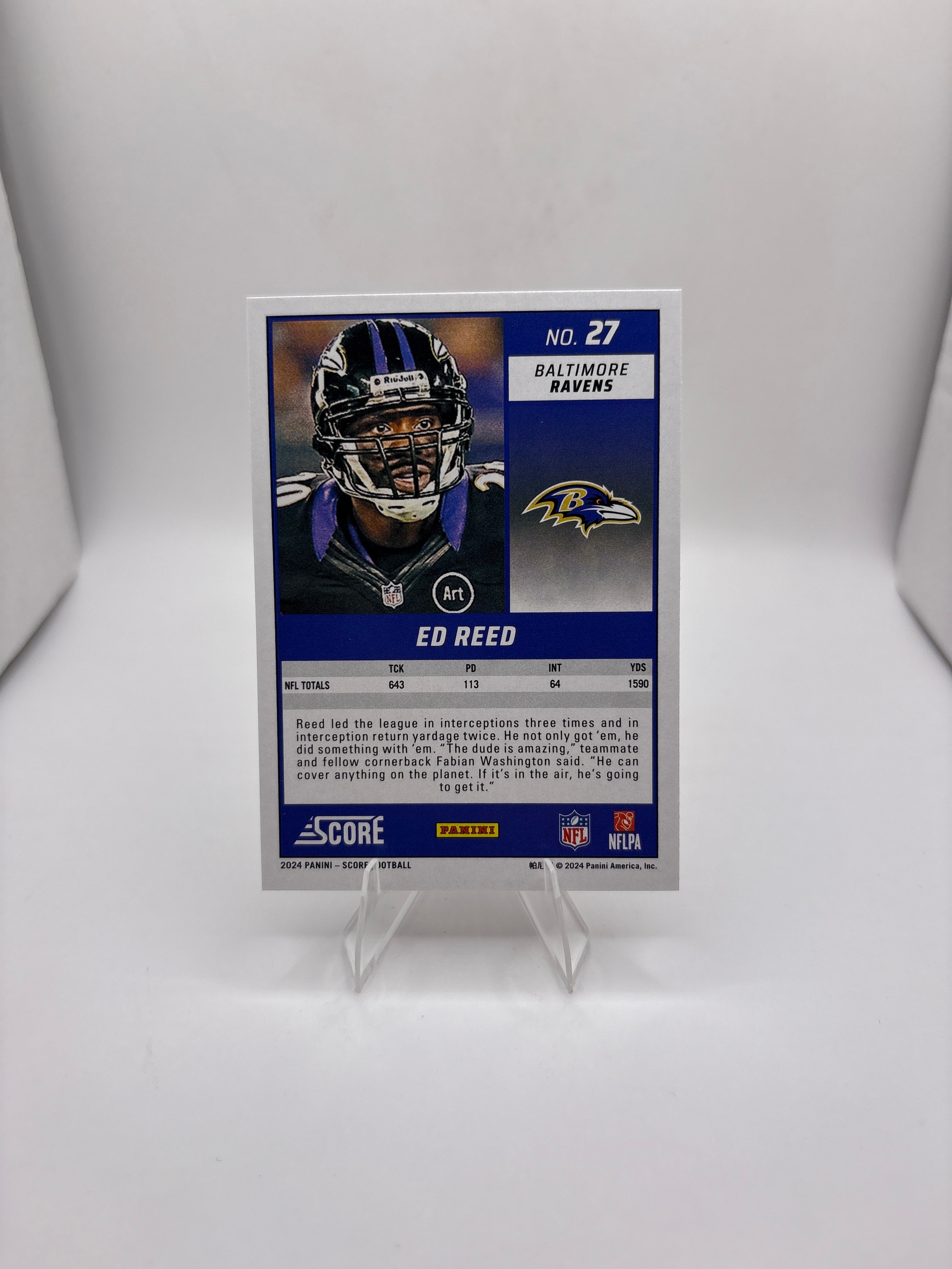 Score Ed Reed