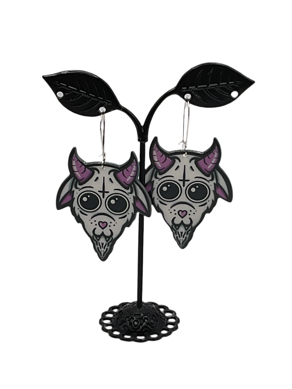 Pink Goat Earrings