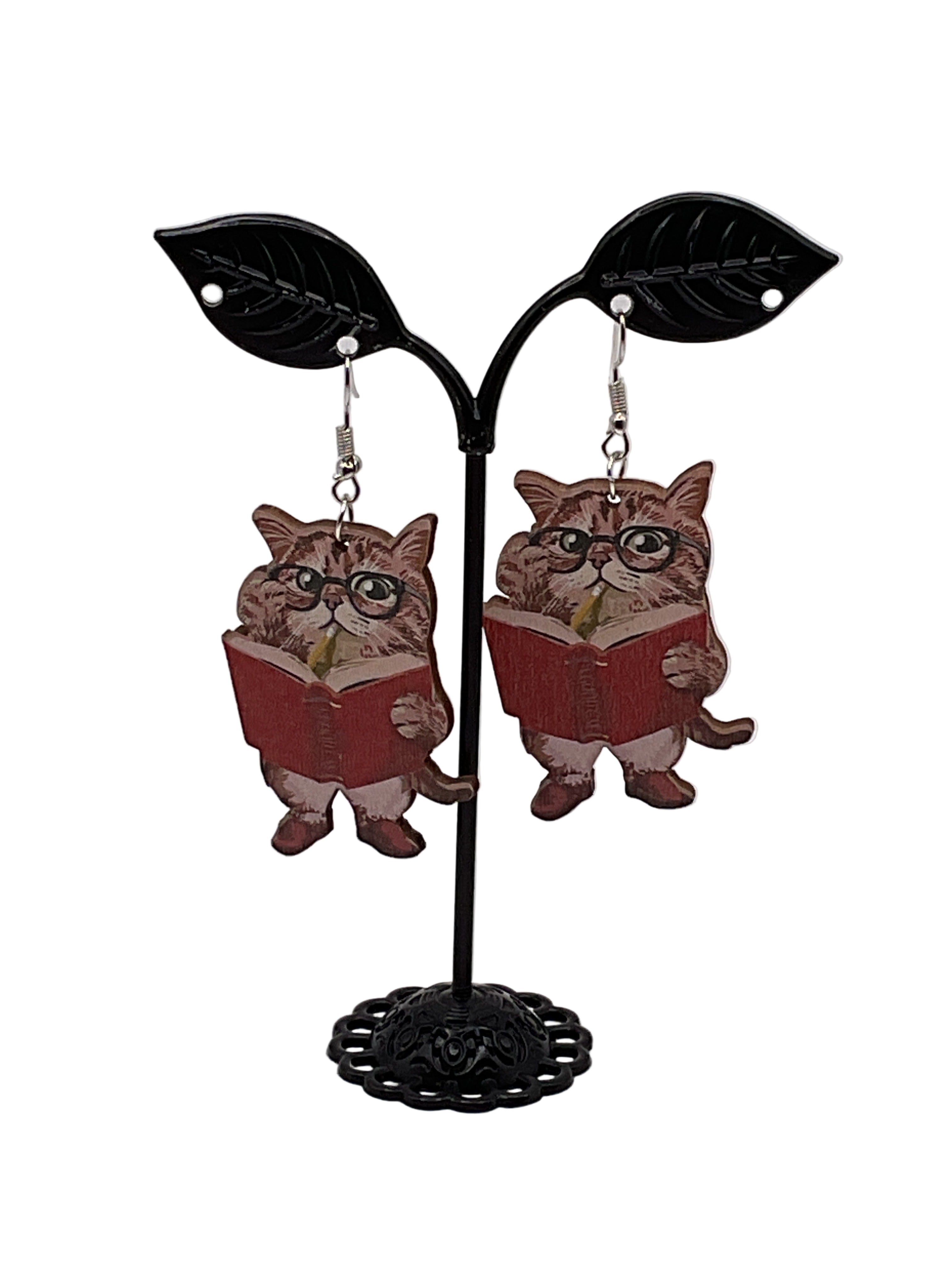 Cat earrings 8