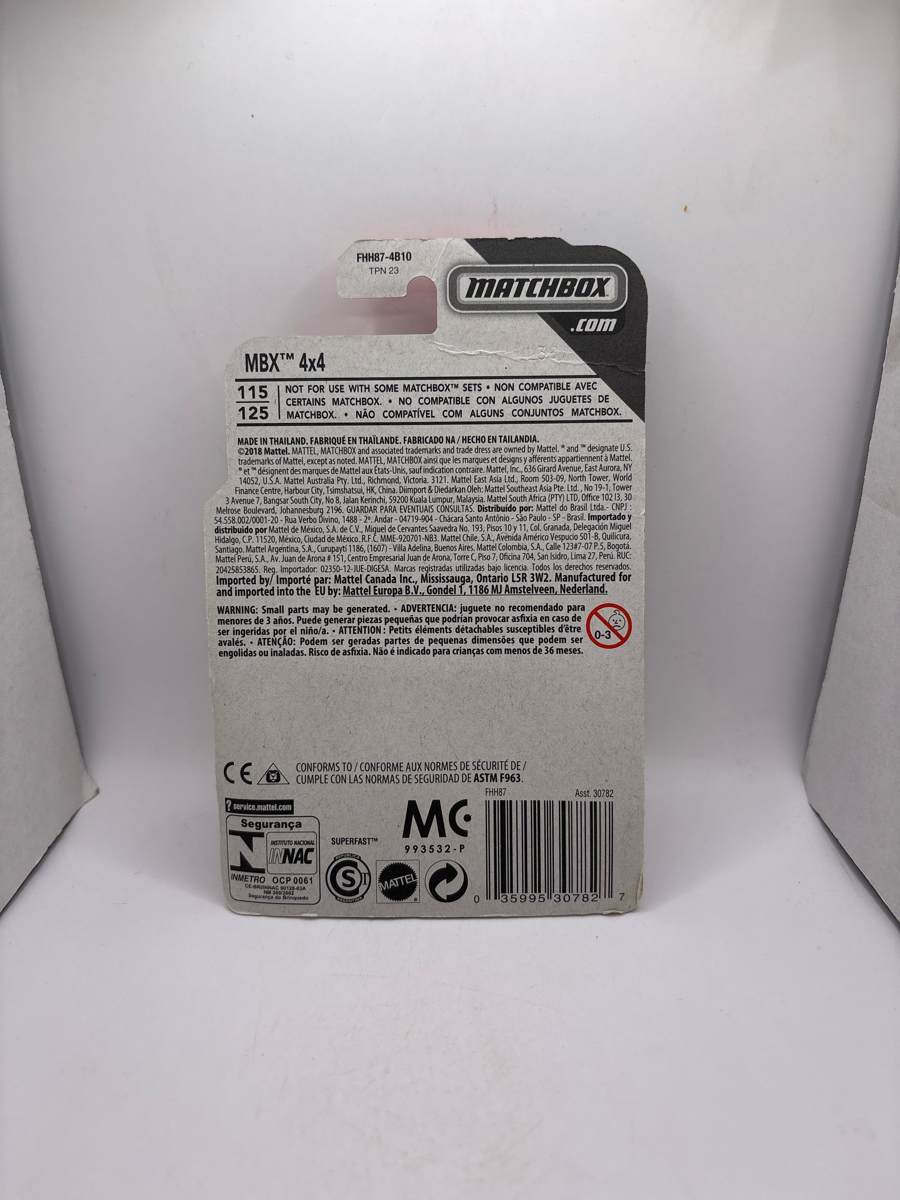 Matchbox MBX 4x4 Diecast orange