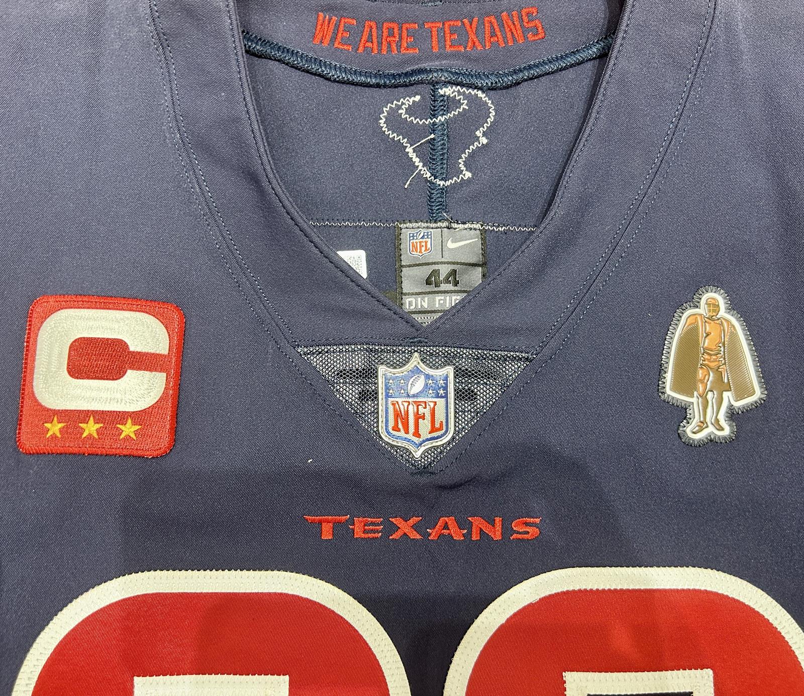 JJ Watt Autographed Authentic Houston Texans Game Issued Jersey - Texans LOA - Beckett