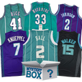 Autographed/Signed Charlotte Basketball Jersey Mystery Box with PSA JSA or Beckett COA