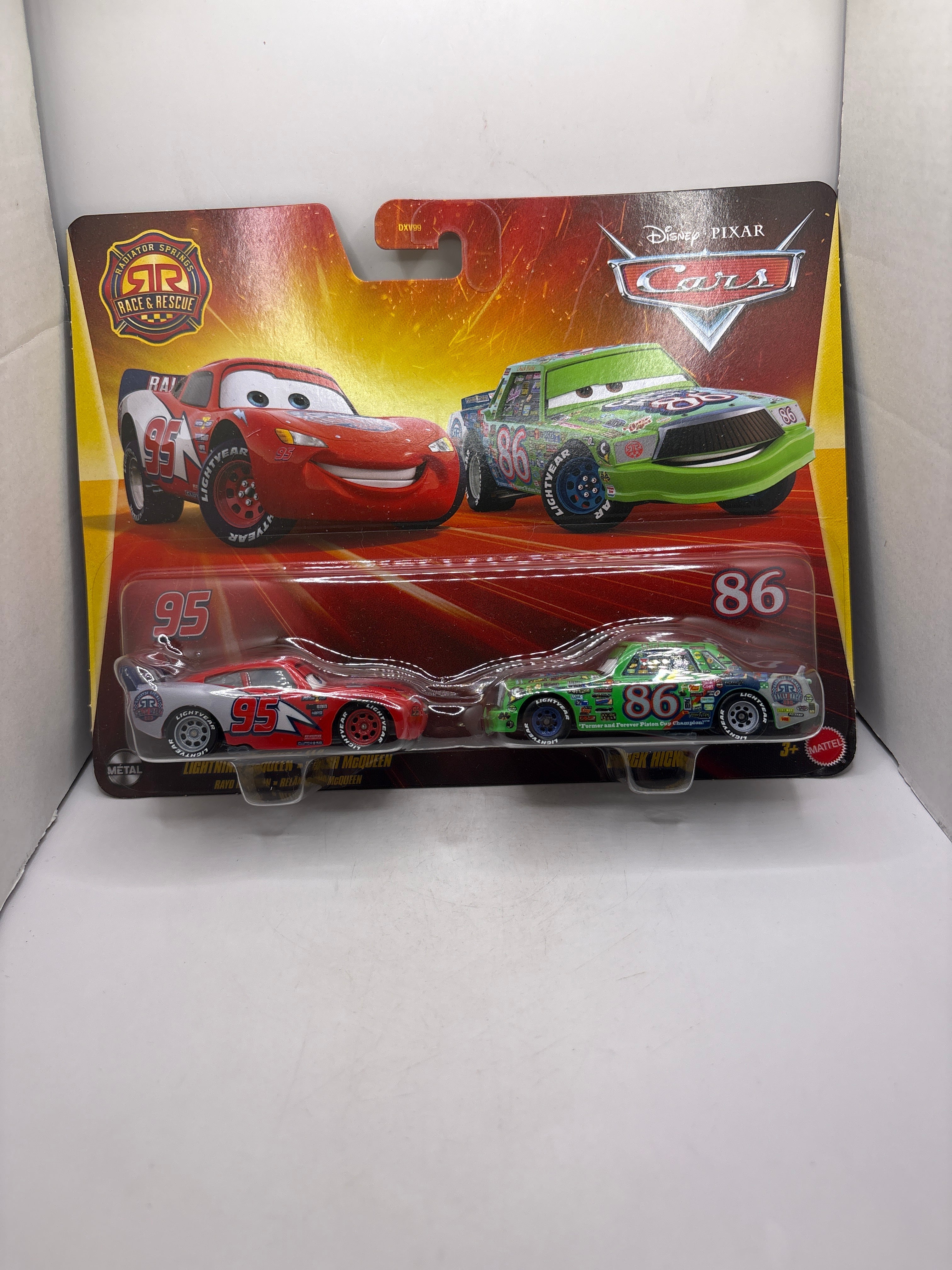 Disney Pixar Cars Lightning McQueen Chick Hicks Diecast multi color