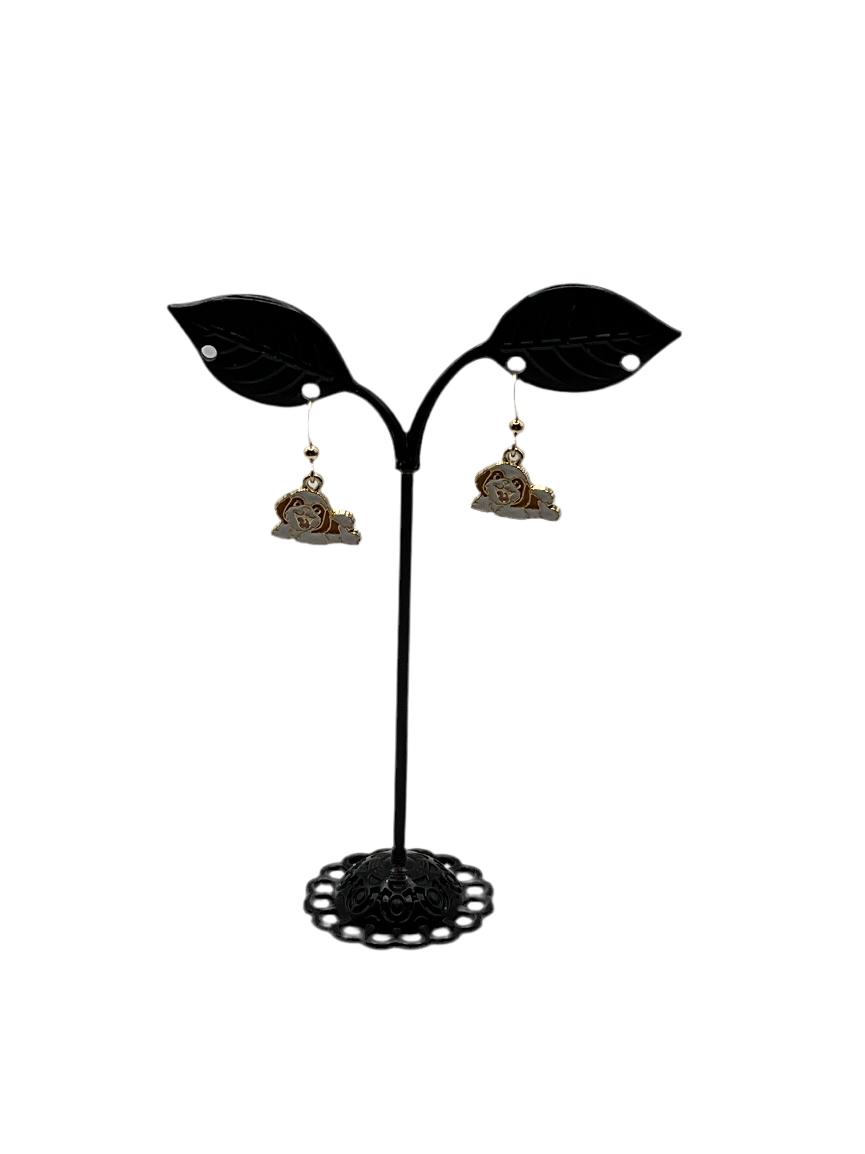dog earrings