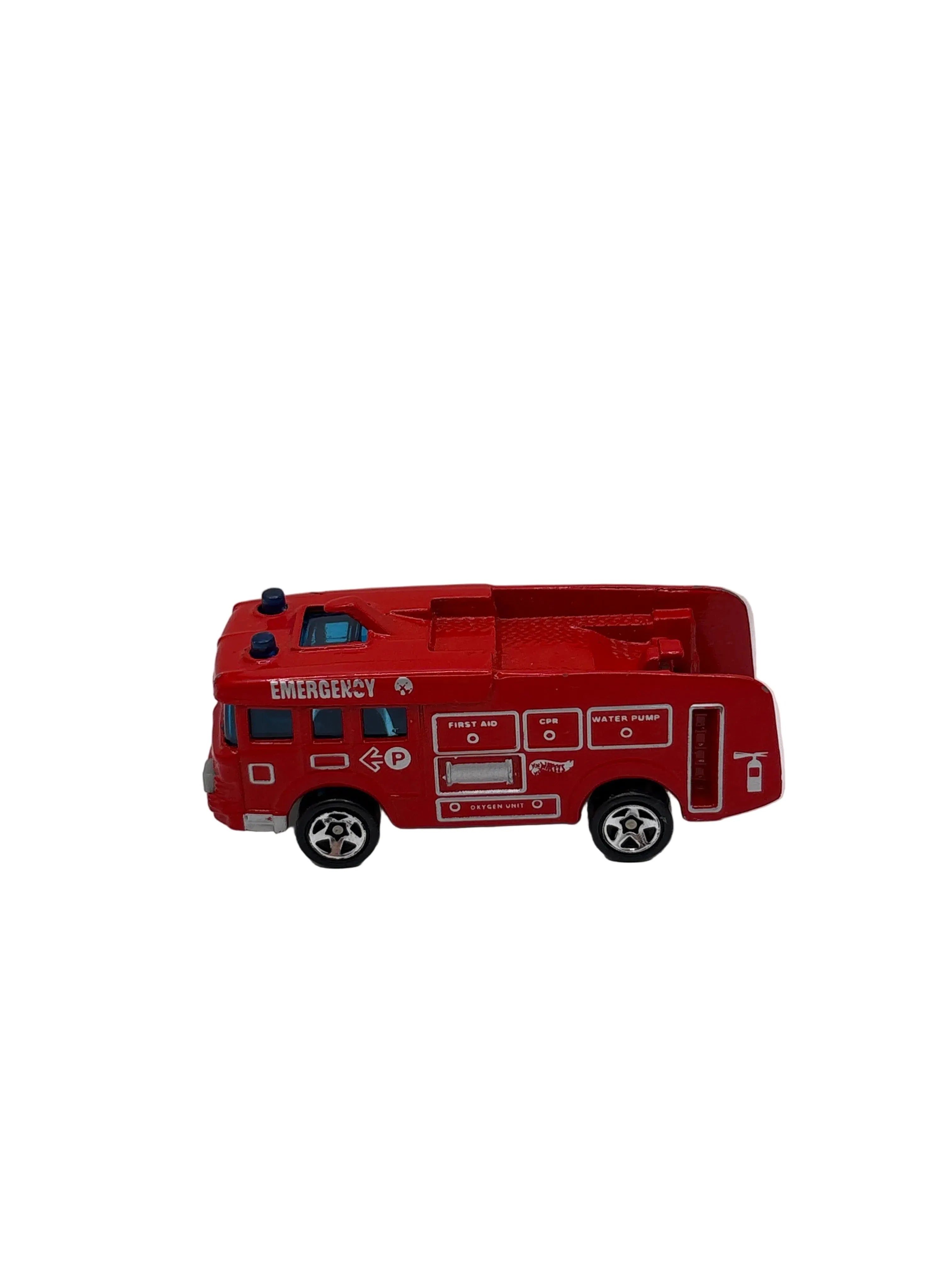 Hot Wheels Fire Tender Diecast red