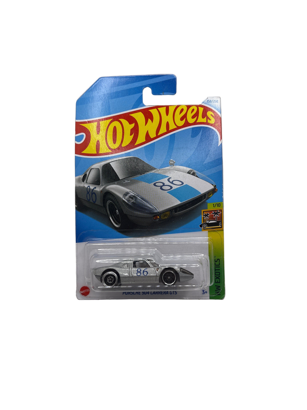 Hot Wheels Porsche 904 Carrera GTS Diecast silver