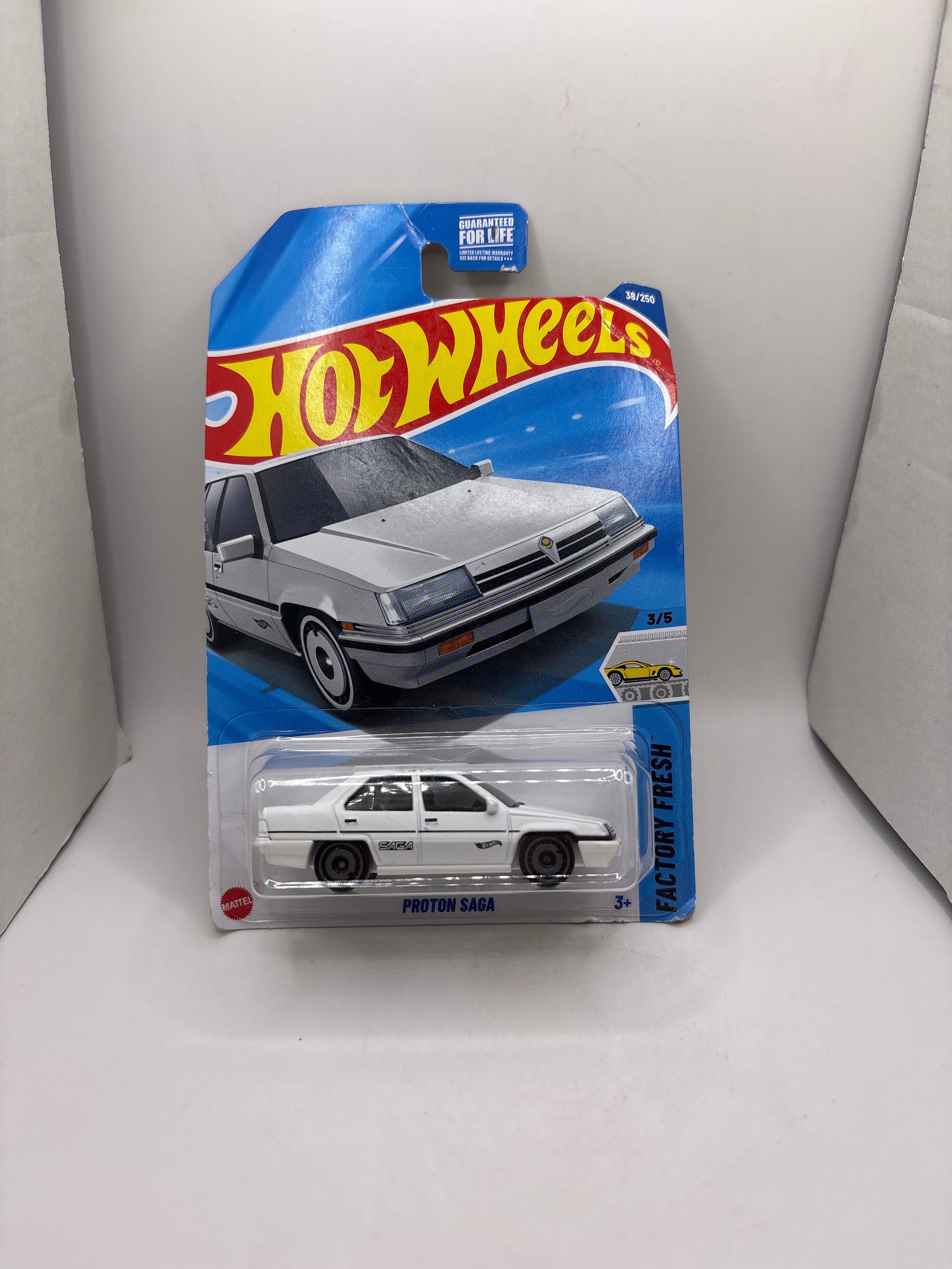 Hot Wheels Proton Saga Diecast white