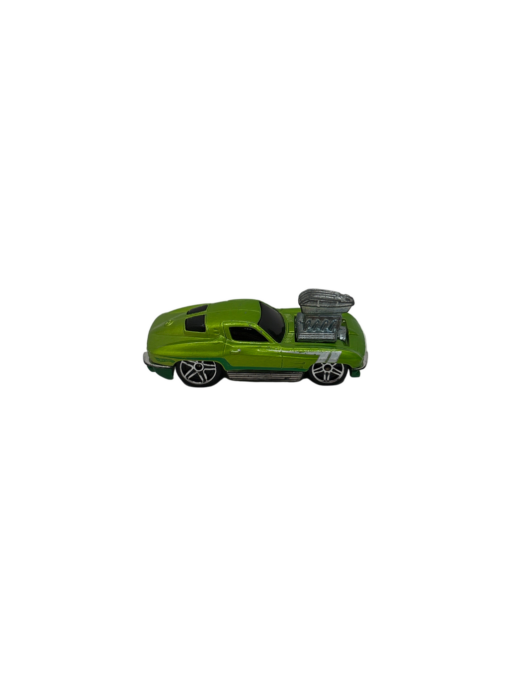 Hot Wheels 63 Corvette Diecast green