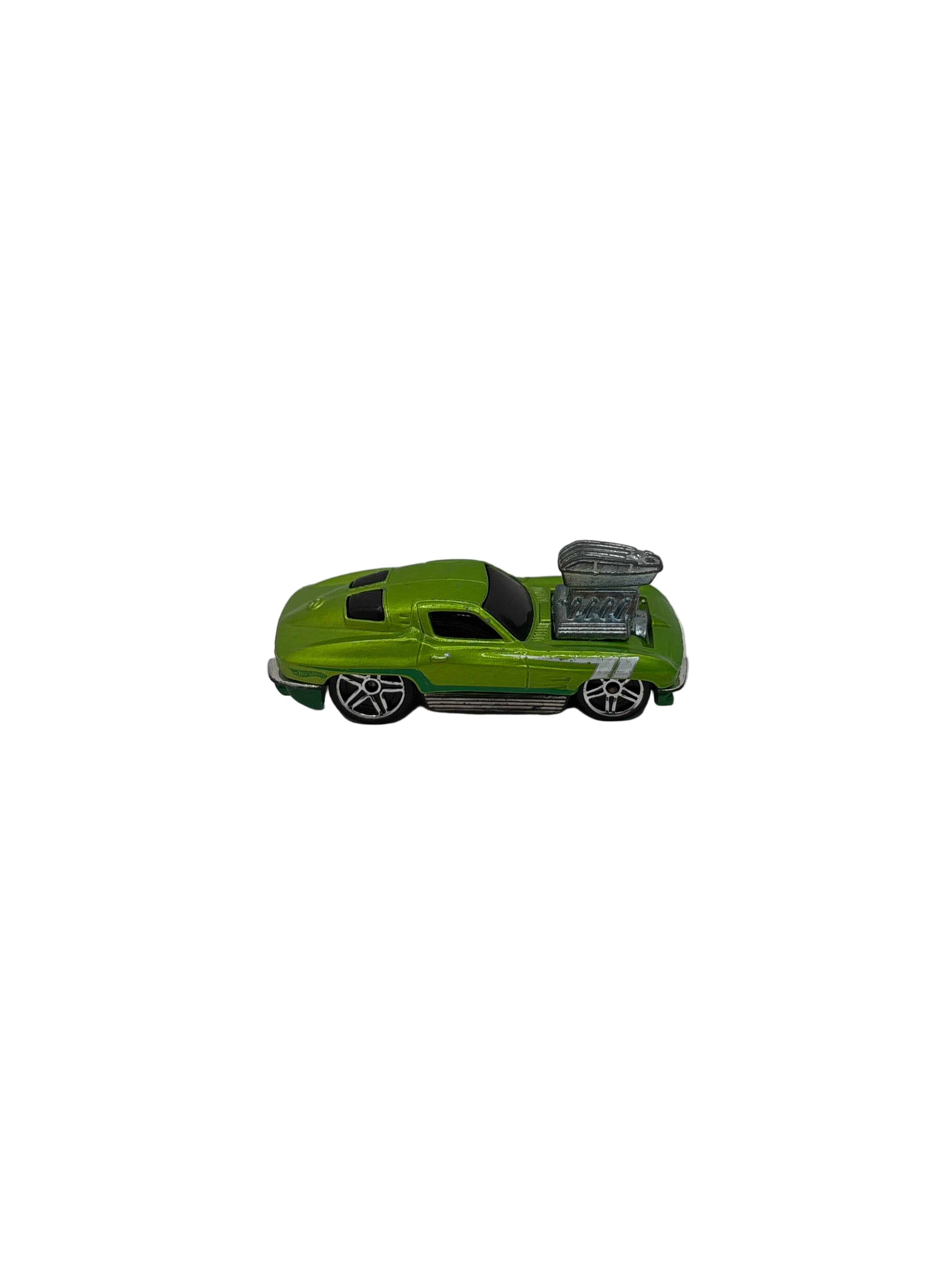 Hot Wheels 63 Corvette Diecast green