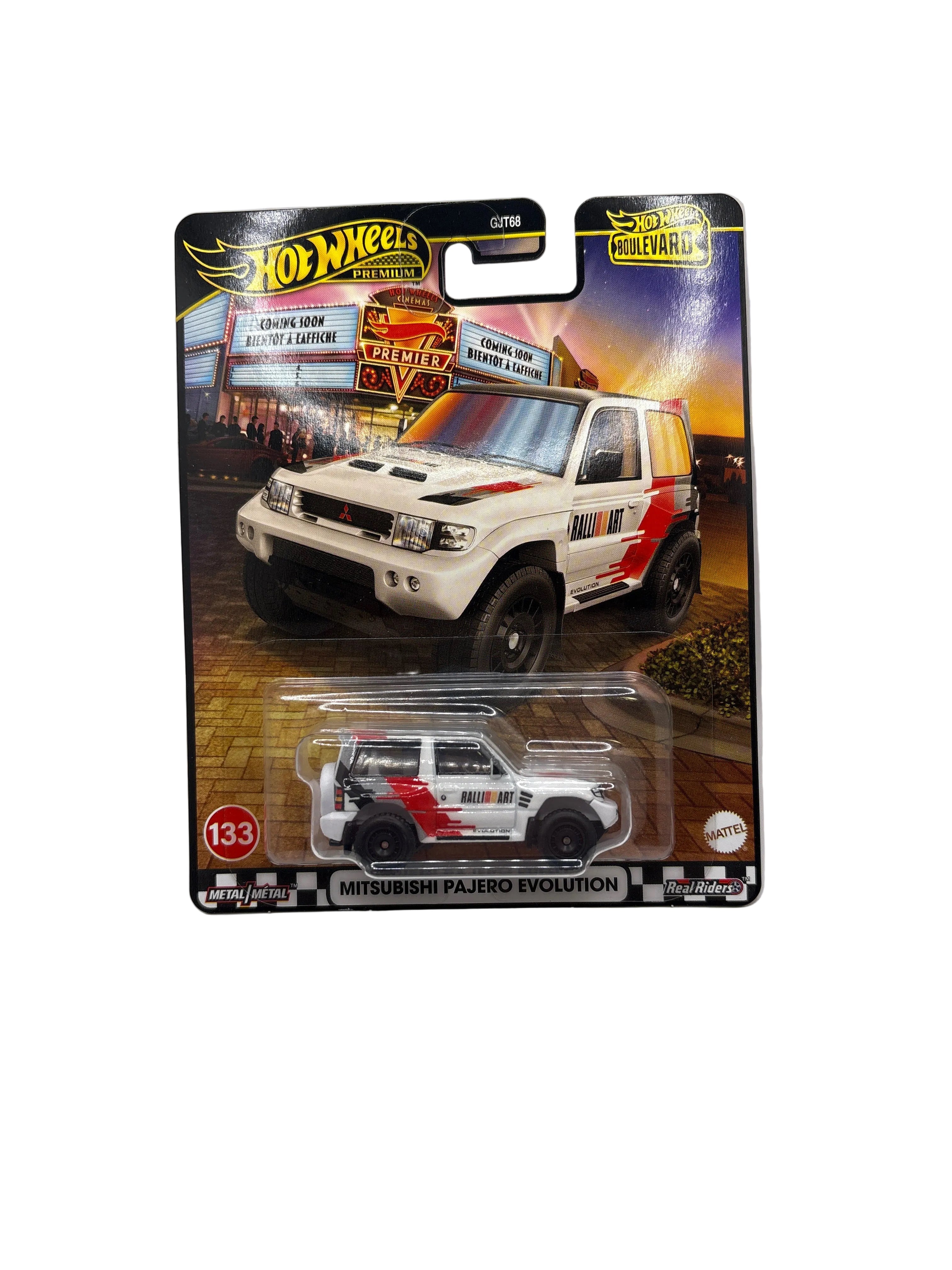 Hot Wheels Mitsubishi Pajero Evolution Diecast white