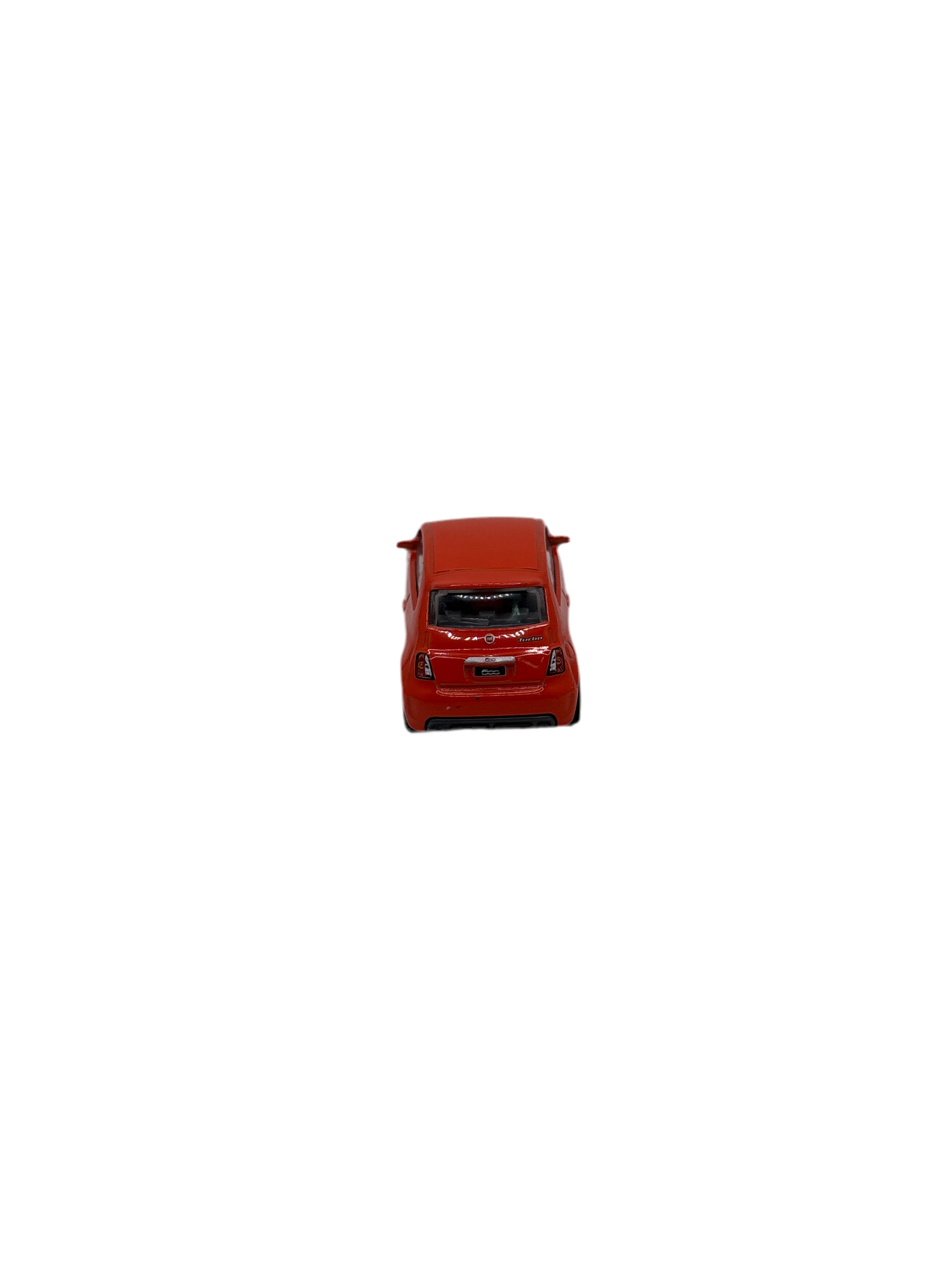 Matchbox 19 Fiat 500 Turbo Diecast orange
