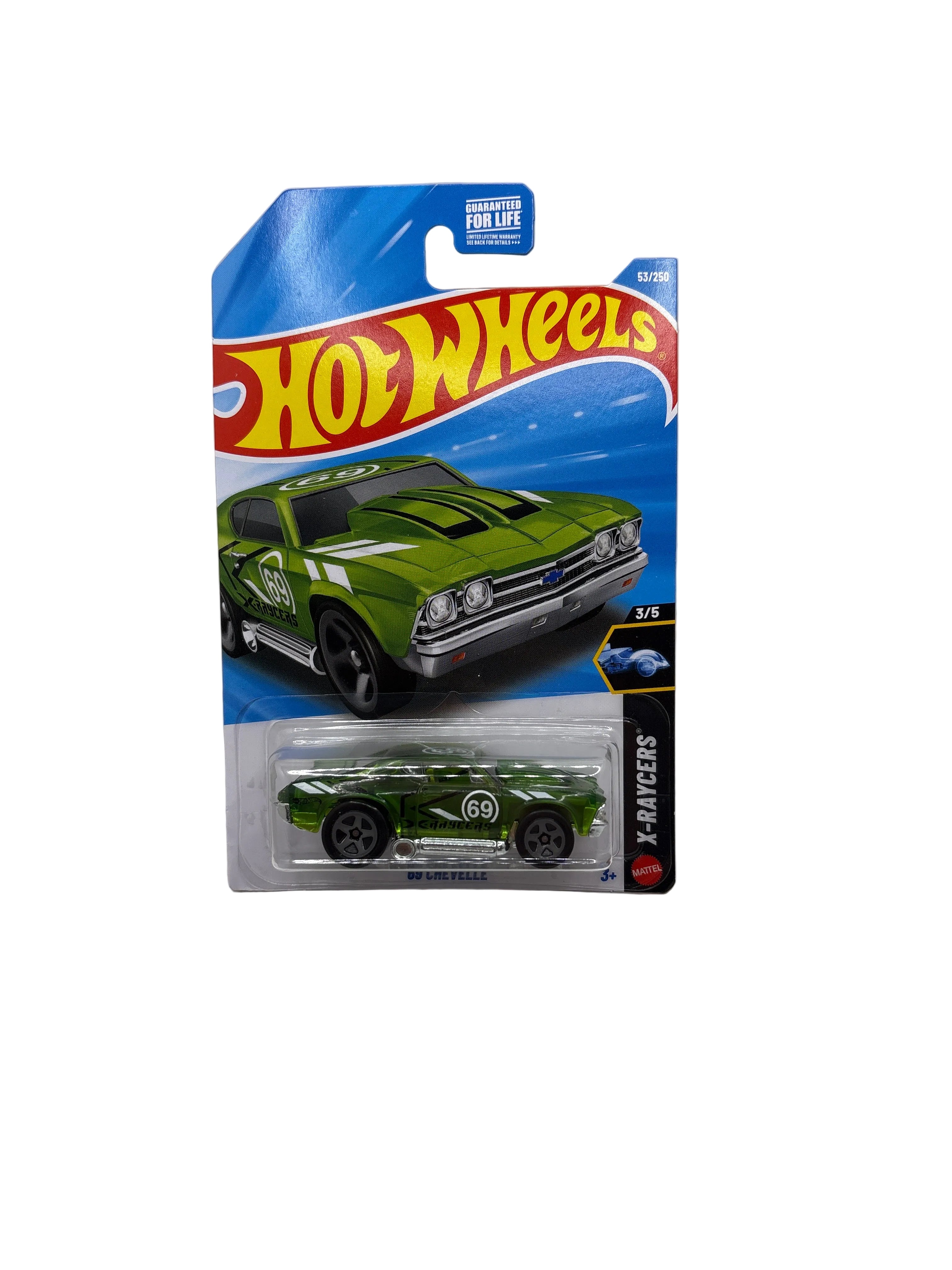 Hot Wheels 69 Chevelle Diecast green