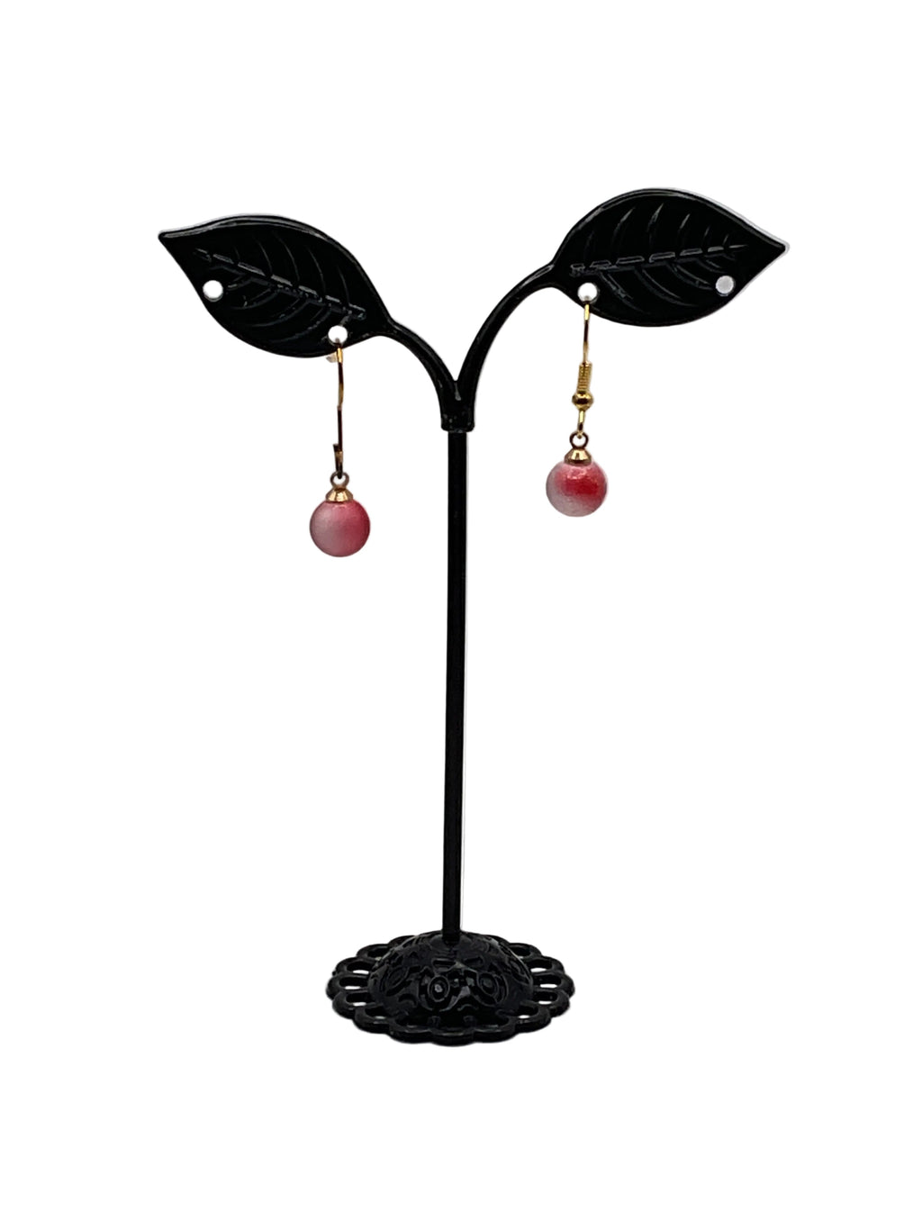 Earrings with beads
