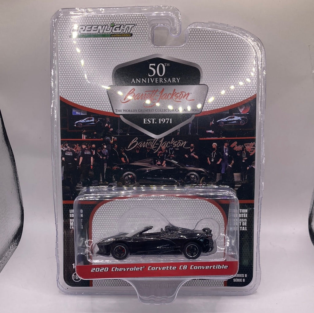 Greenlight 2020 Chevrolet Corvette C8 Convertible Diecast black