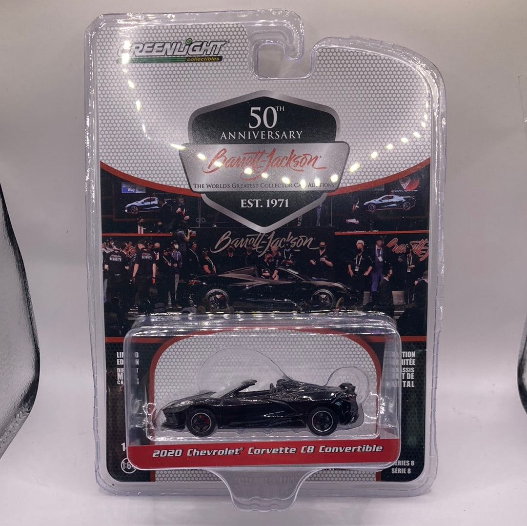 Greenlight 2020 Chevrolet Corvette C8 Convertible Diecast black